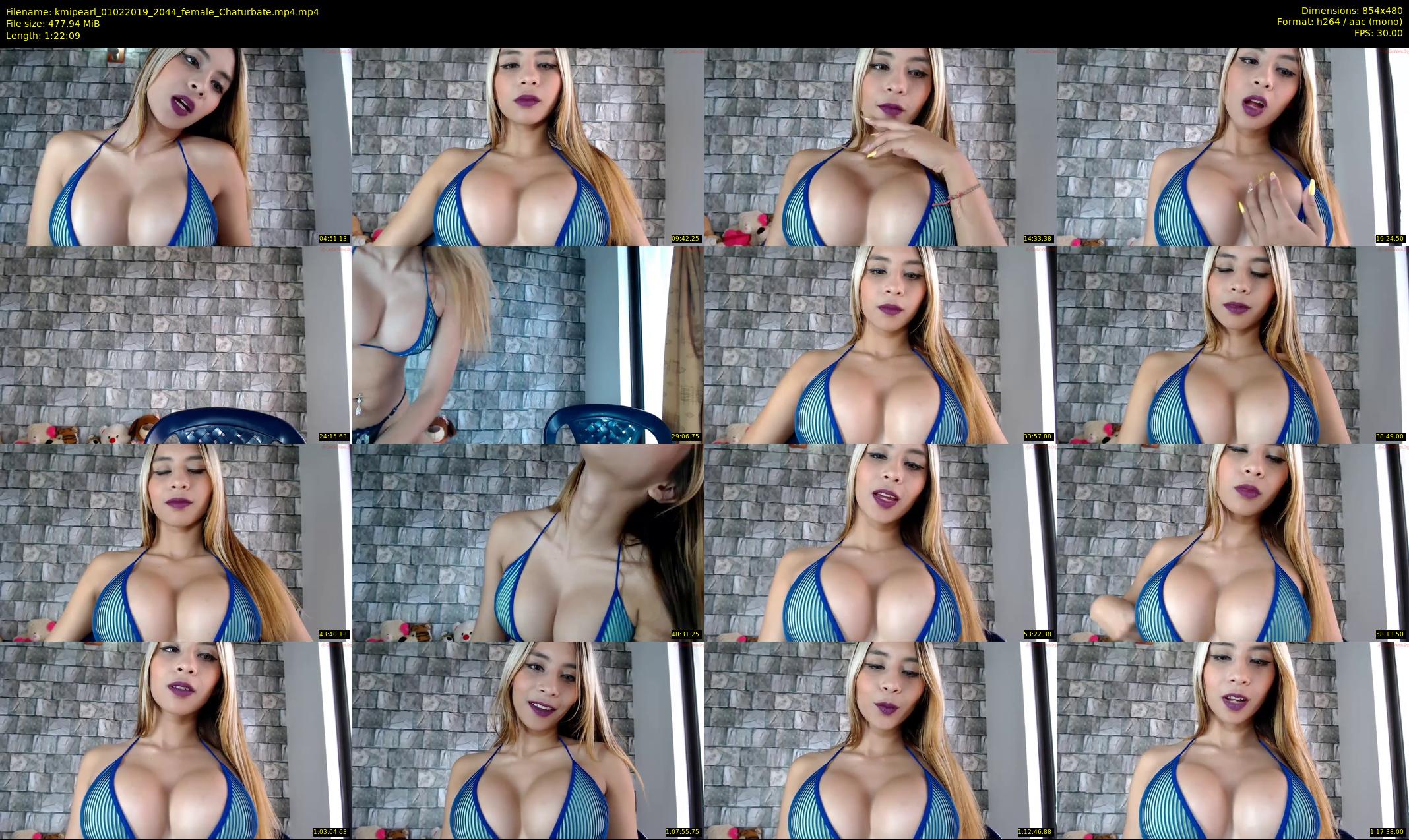 kmipearl — 83 minute Chaturbate female cam show recording, 480p, Feb 1, 2019