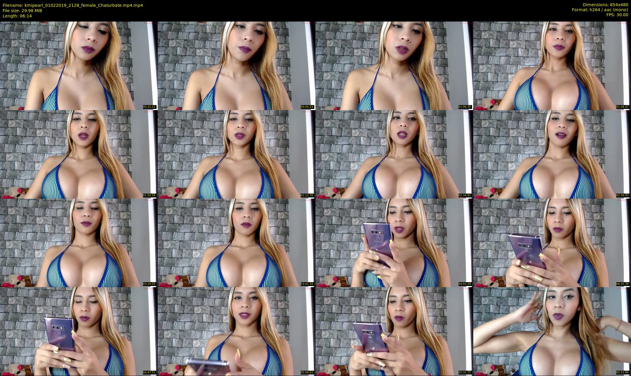 kmipearl — 7 minute Chaturbate female cam show recording, 480p, Feb 1, 2019