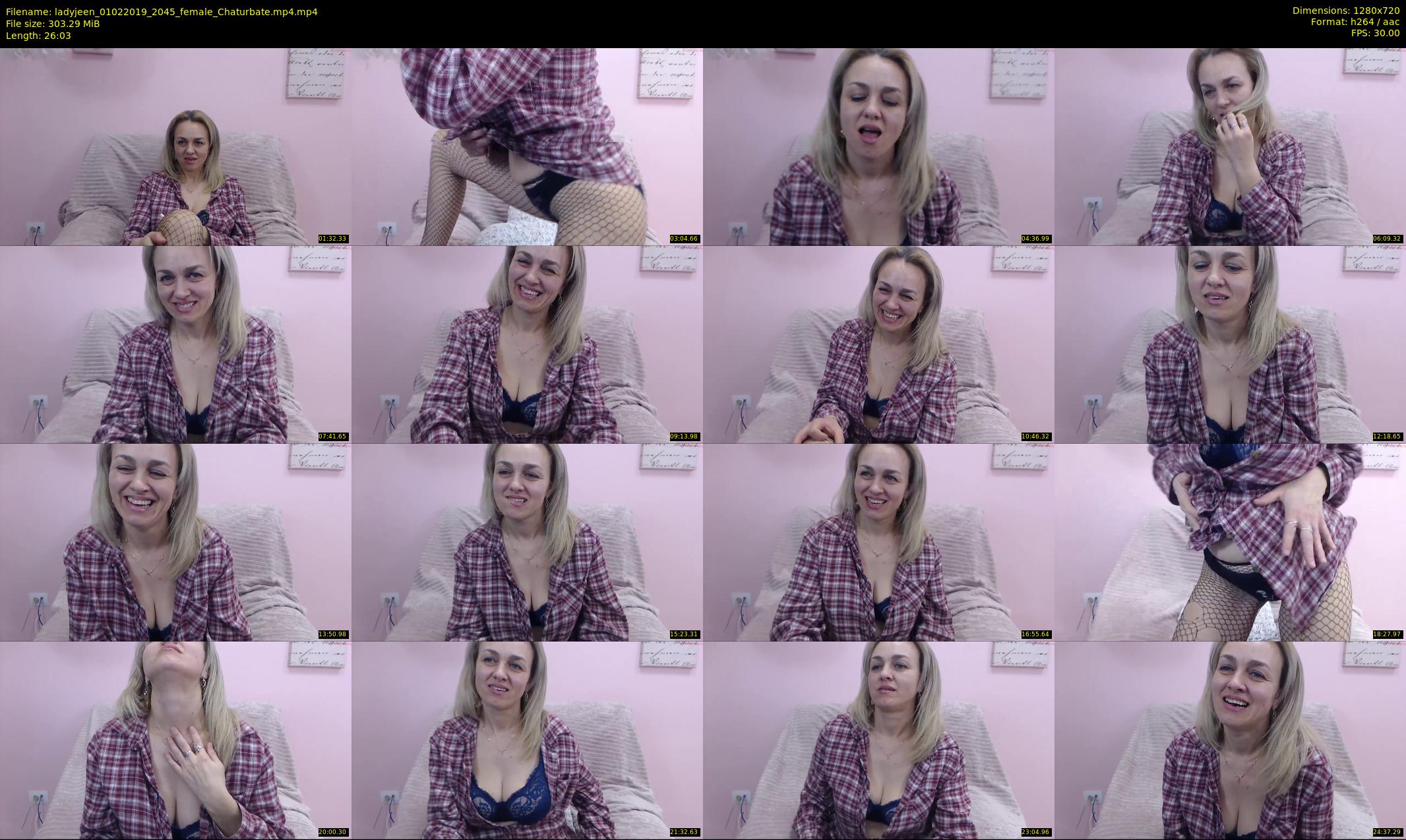 ladyjeen — 27 minute Chaturbate female cam show recording, 720p, Feb 1, 2019