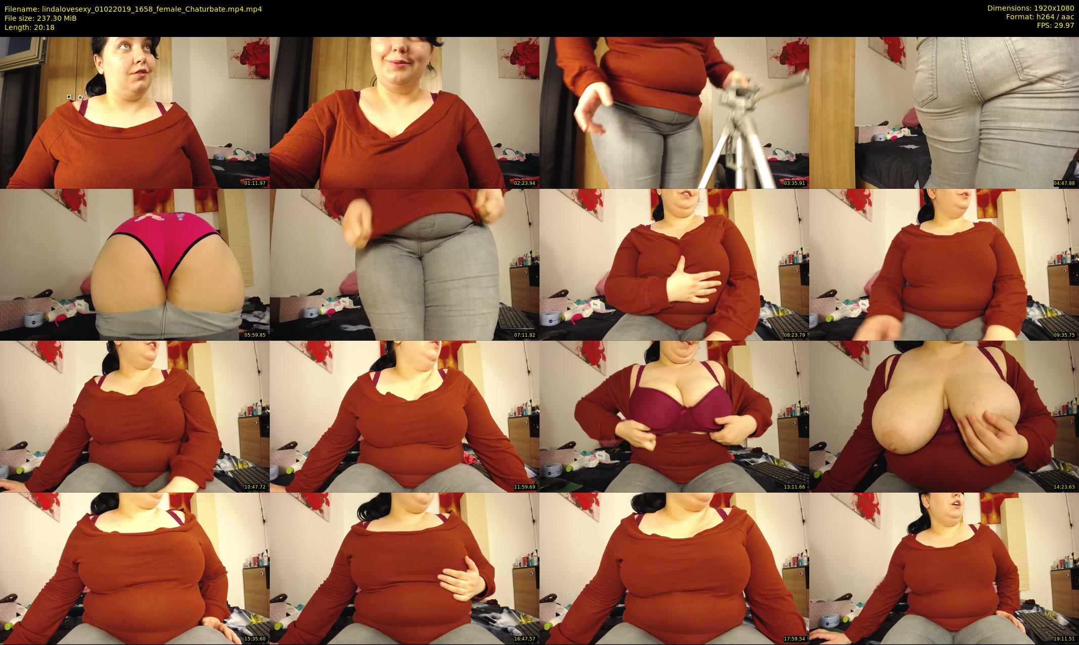 lindalovesexy — 21 minute Chaturbate female cam show recording, 1080p, Feb 1, 2019