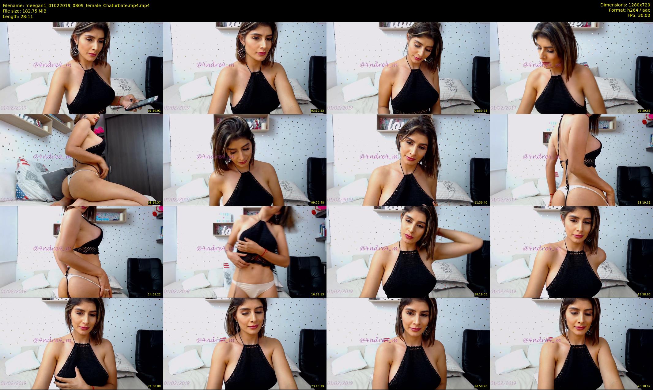 meegan1 — 29 minute Chaturbate female cam show recording, 720p, Feb 1, 2019