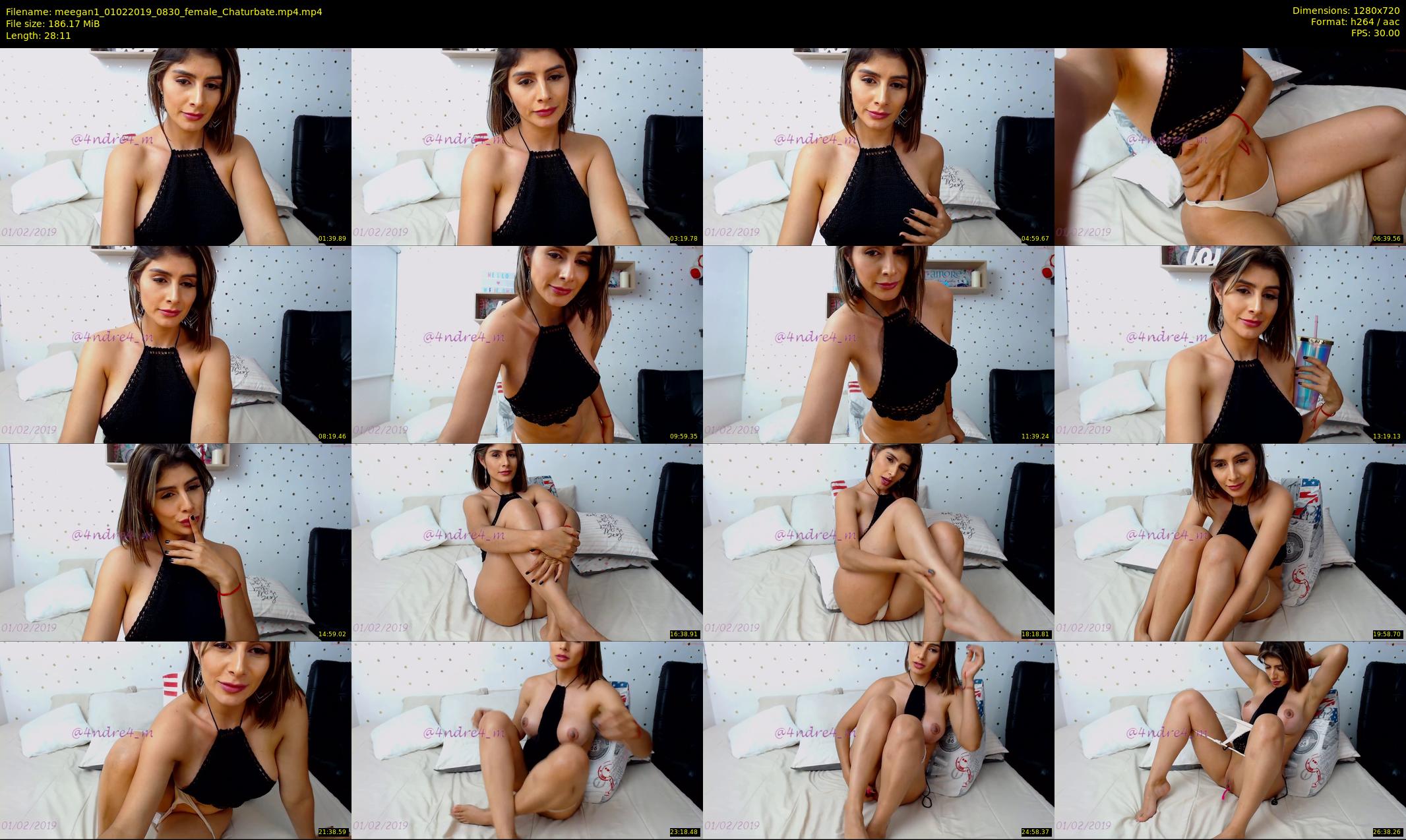 meegan1 — 29 minute Chaturbate female cam show recording, 720p, Feb 1, 2019