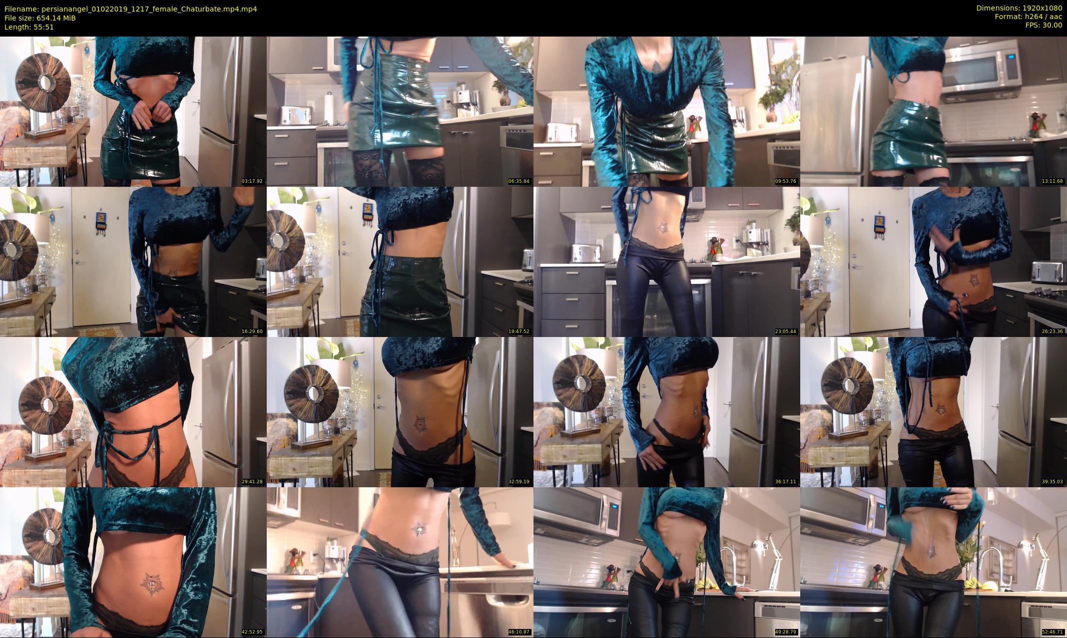 persianangel — 56 minute Chaturbate female cam show recording, 1080p, Feb 1, 2019