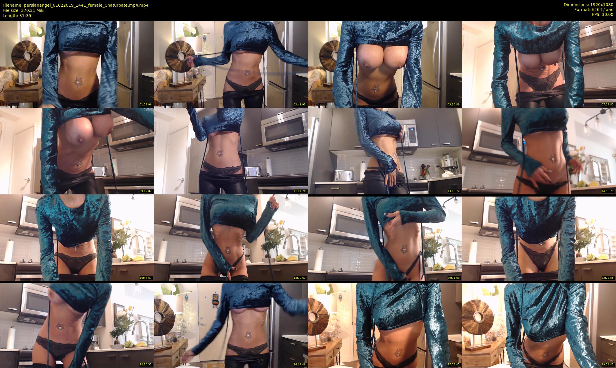 persianangel — 32 minute Chaturbate female cam show recording, 1080p, Feb 1, 2019