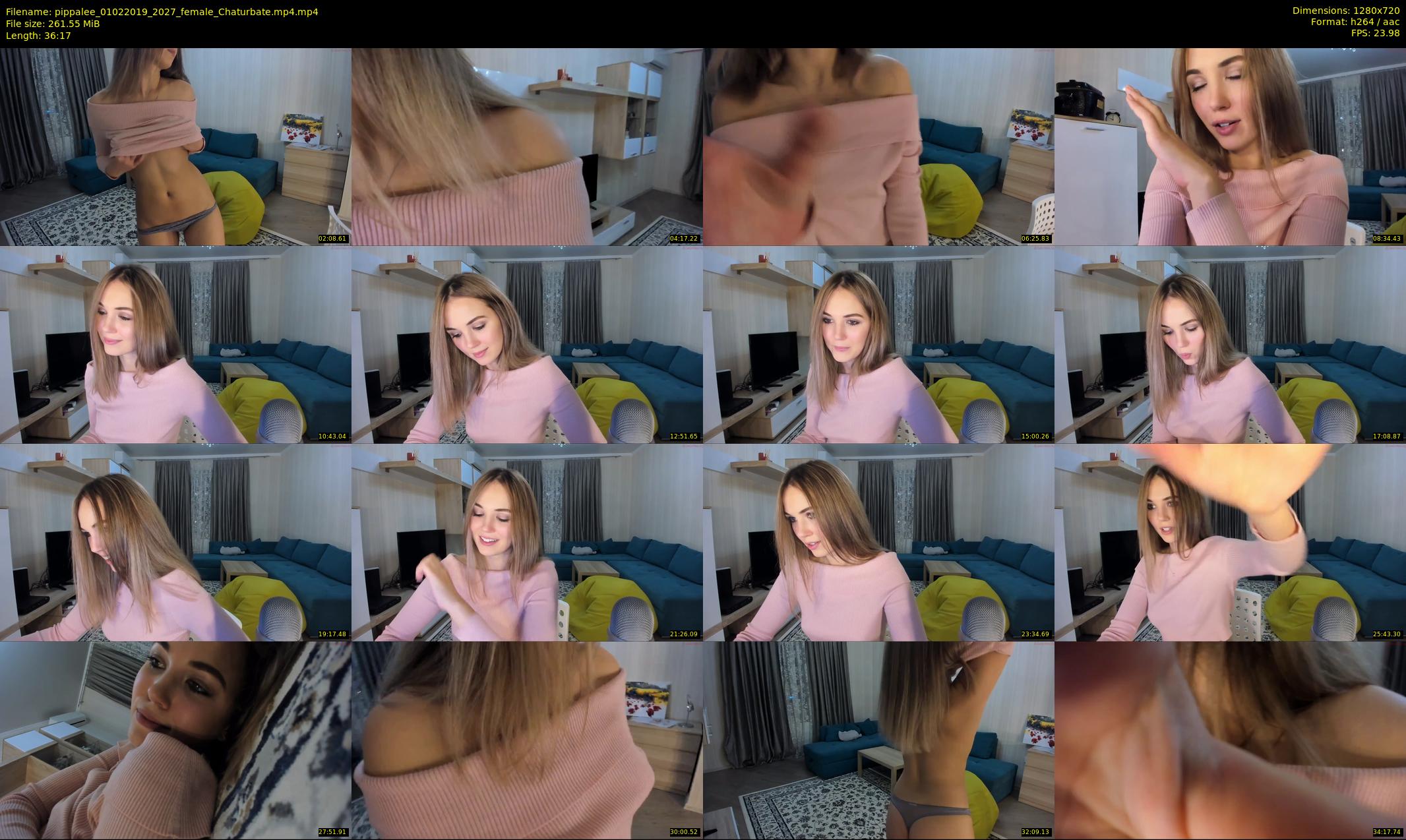 pippalee — 37 minute Chaturbate female cam show recording, 720p, Feb 1, 2019