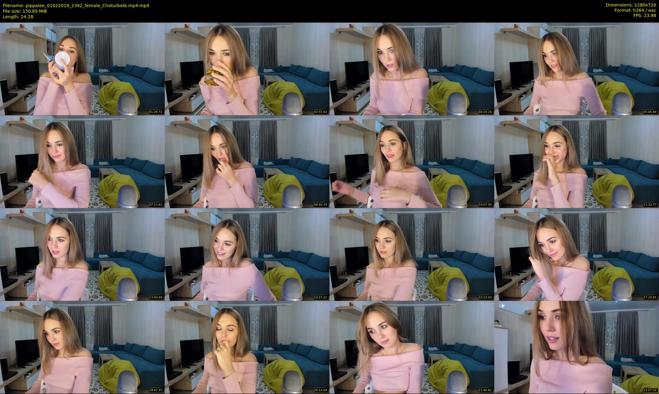 pippalee — 25 minute Chaturbate female cam show recording, 720p, Feb 1, 2019