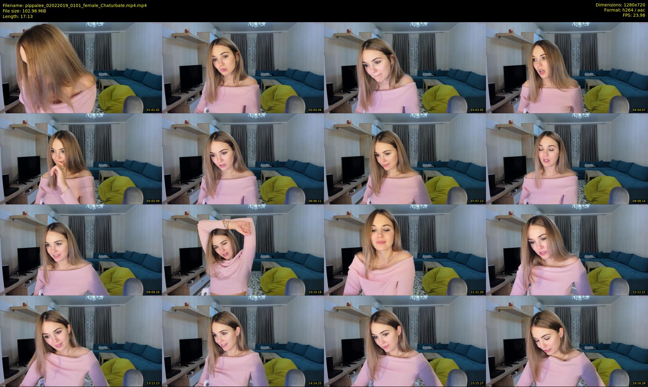 pippalee — 18 minute Chaturbate female cam show recording, 720p, Feb 2, 2019