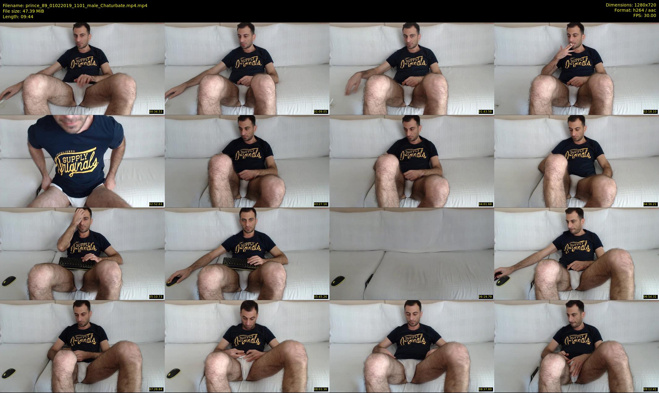 prince_89 — 10 minute Chaturbate male cam show recording, 720p, Feb 1, 2019