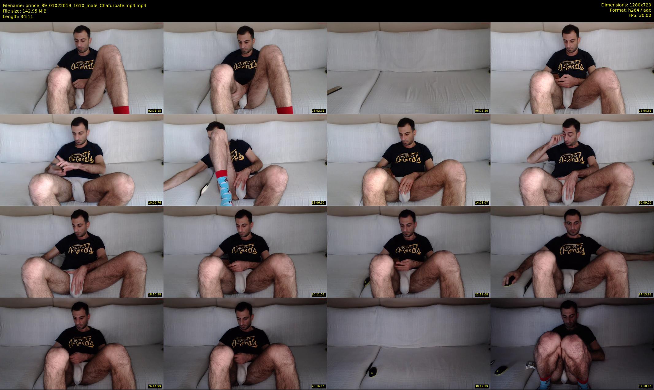 prince_89 — 35 minute Chaturbate male cam show recording, 720p, Feb 1, 2019