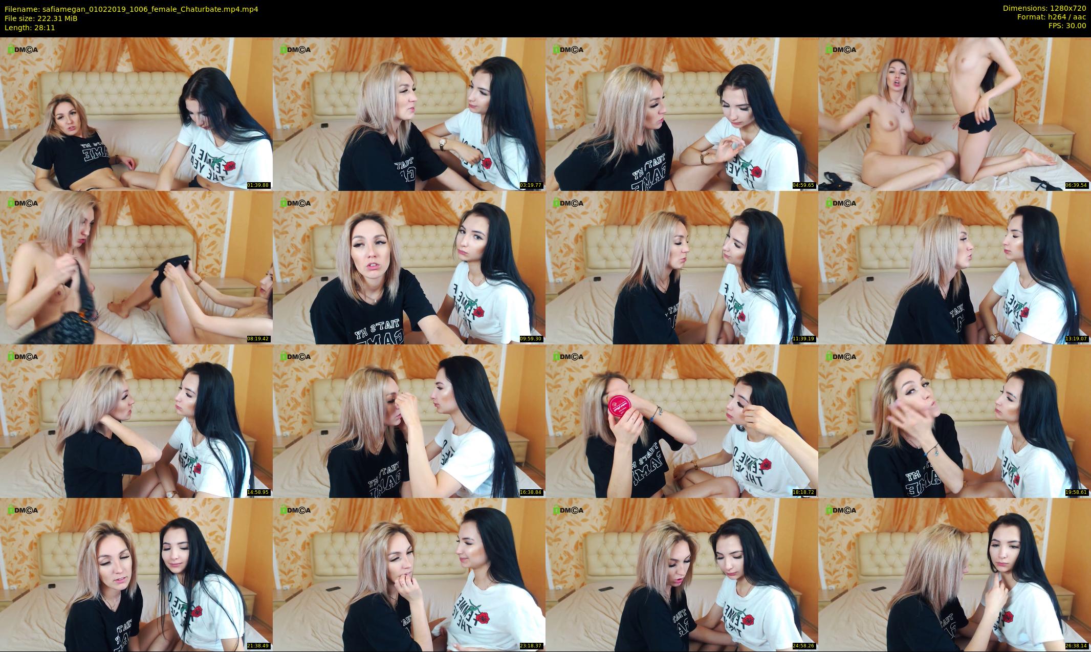 safiamegan — 29 minute Chaturbate couple cam show recording, 720p, Feb 1, 2019