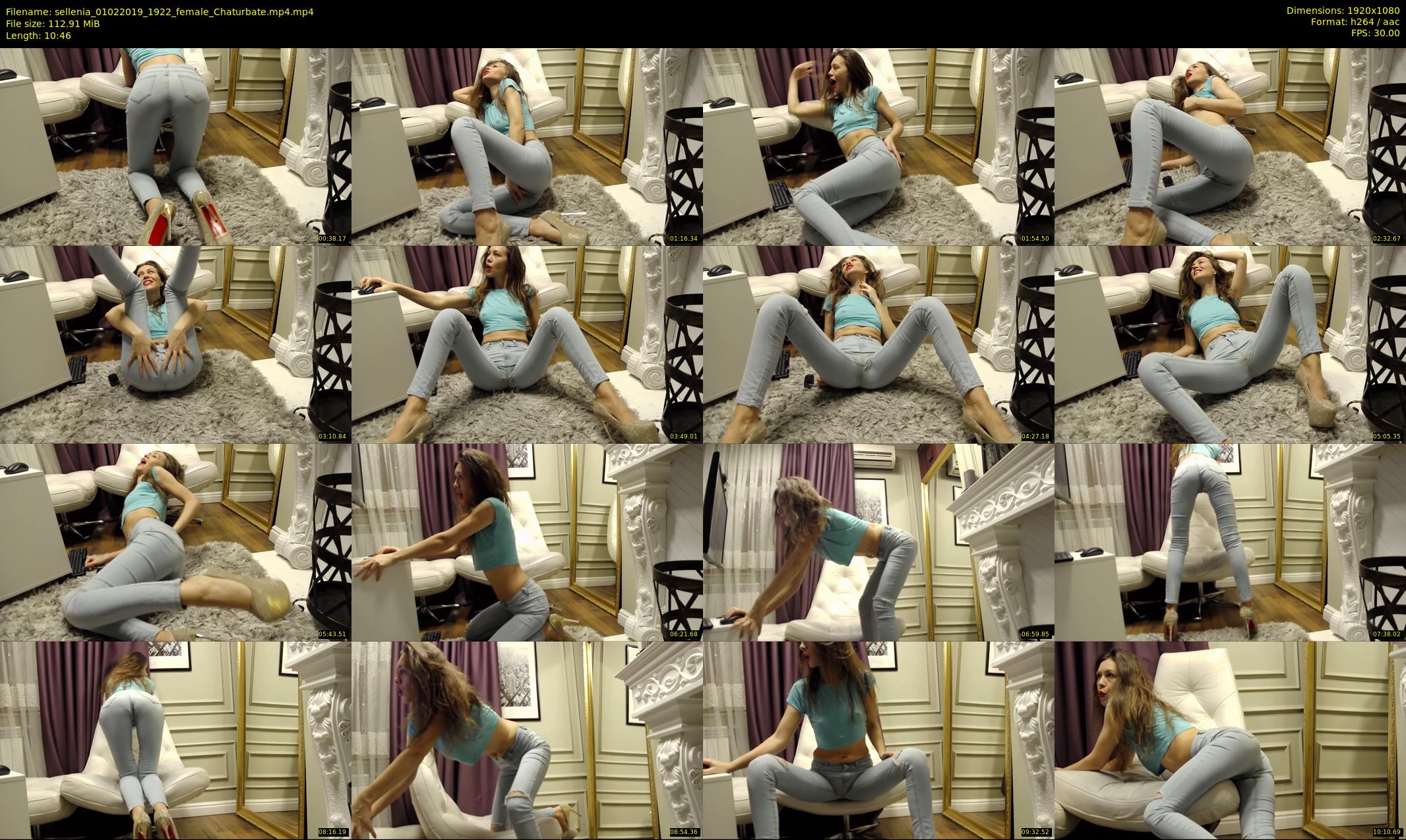 sellenia — 11 minute Chaturbate female cam show recording, 1080p, Feb 1, 2019