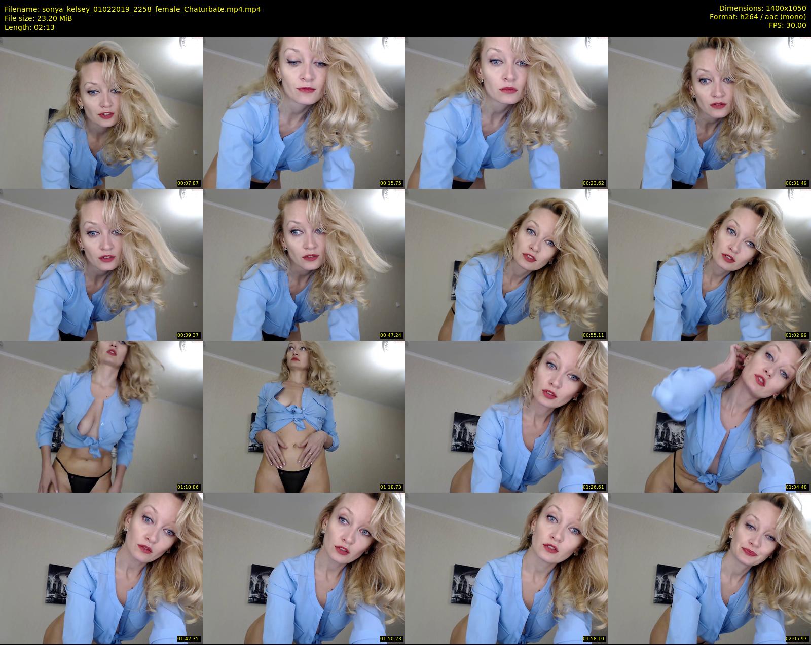 sonya_kelsey — 3 minute Chaturbate female cam show recording, 720p, Feb 1, 2019
