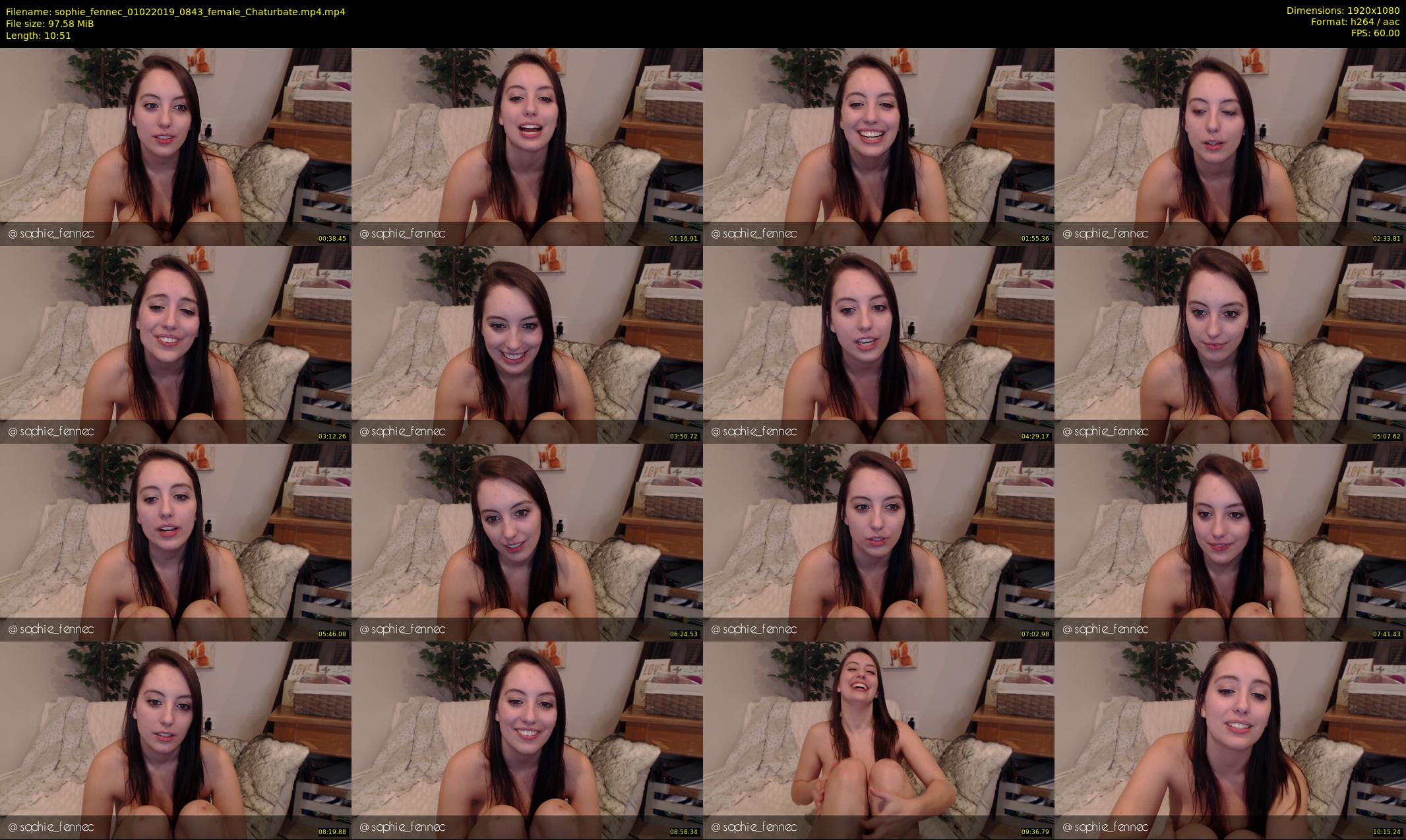 sophie_fennec — 11 minute Chaturbate female cam show recording, 1080p, Feb 1, 2019