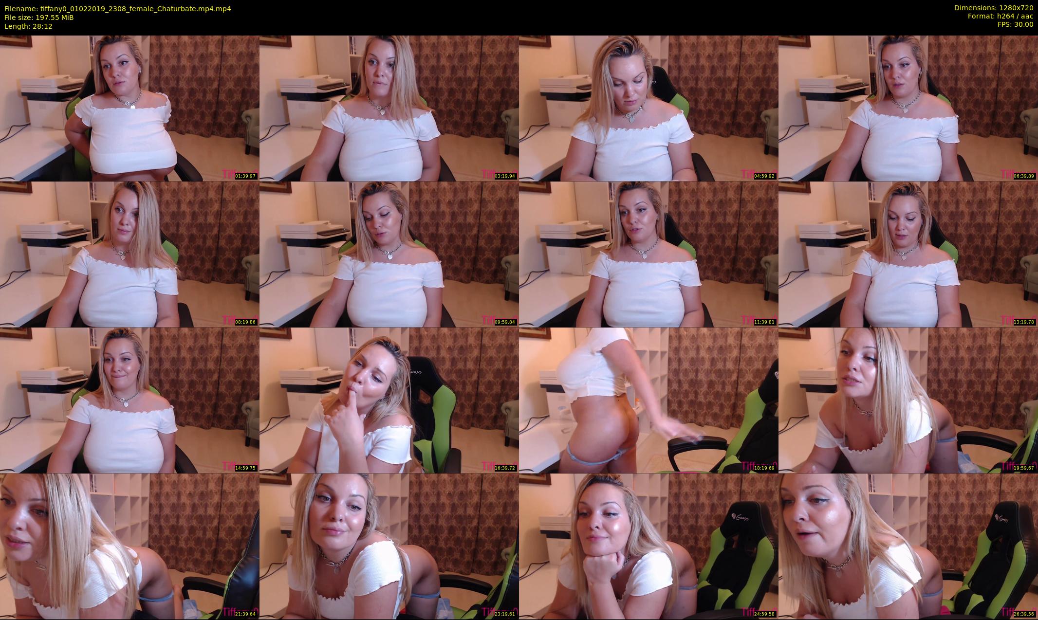 tiffany0 — 29 minute Chaturbate female cam show recording, 720p, Feb 1, 2019