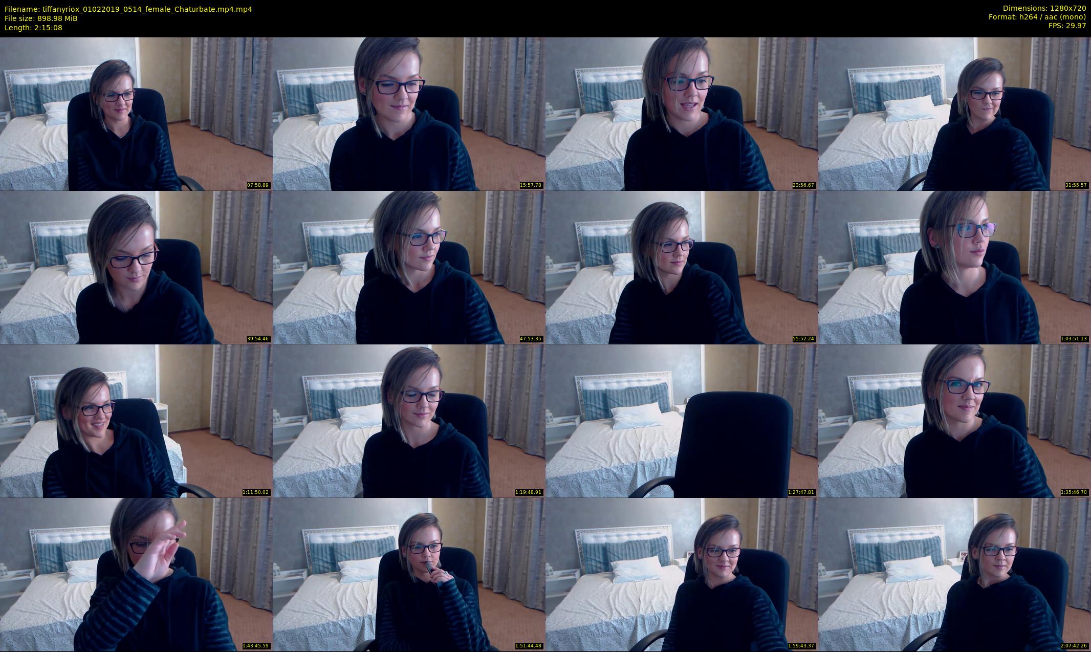 tiffanyriox — 136 minute Chaturbate female cam show recording, 720p, Feb 1, 2019