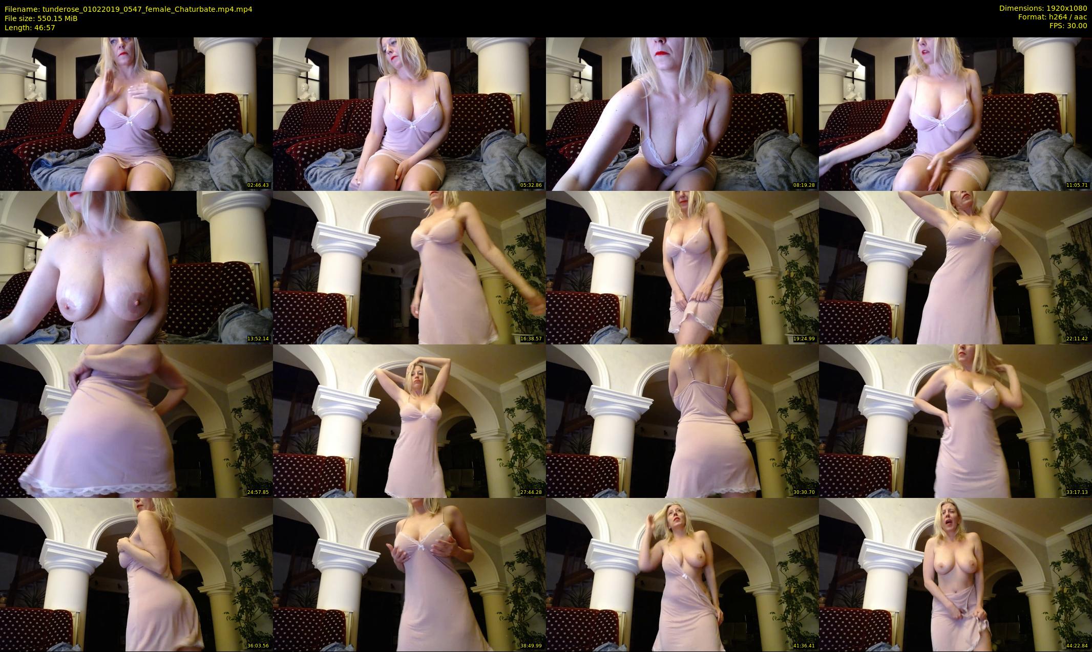 tunderose — 47 minute Chaturbate female cam show recording, 1080p, Feb 1, 2019