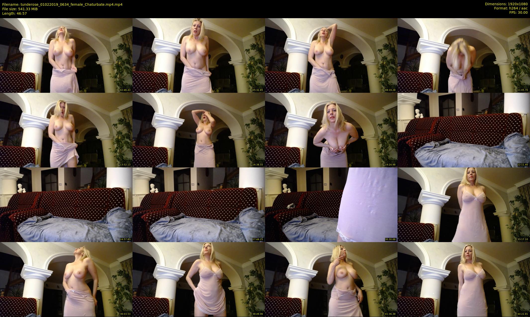 tunderose — 47 minute Chaturbate female cam show recording, 1080p, Feb 1, 2019
