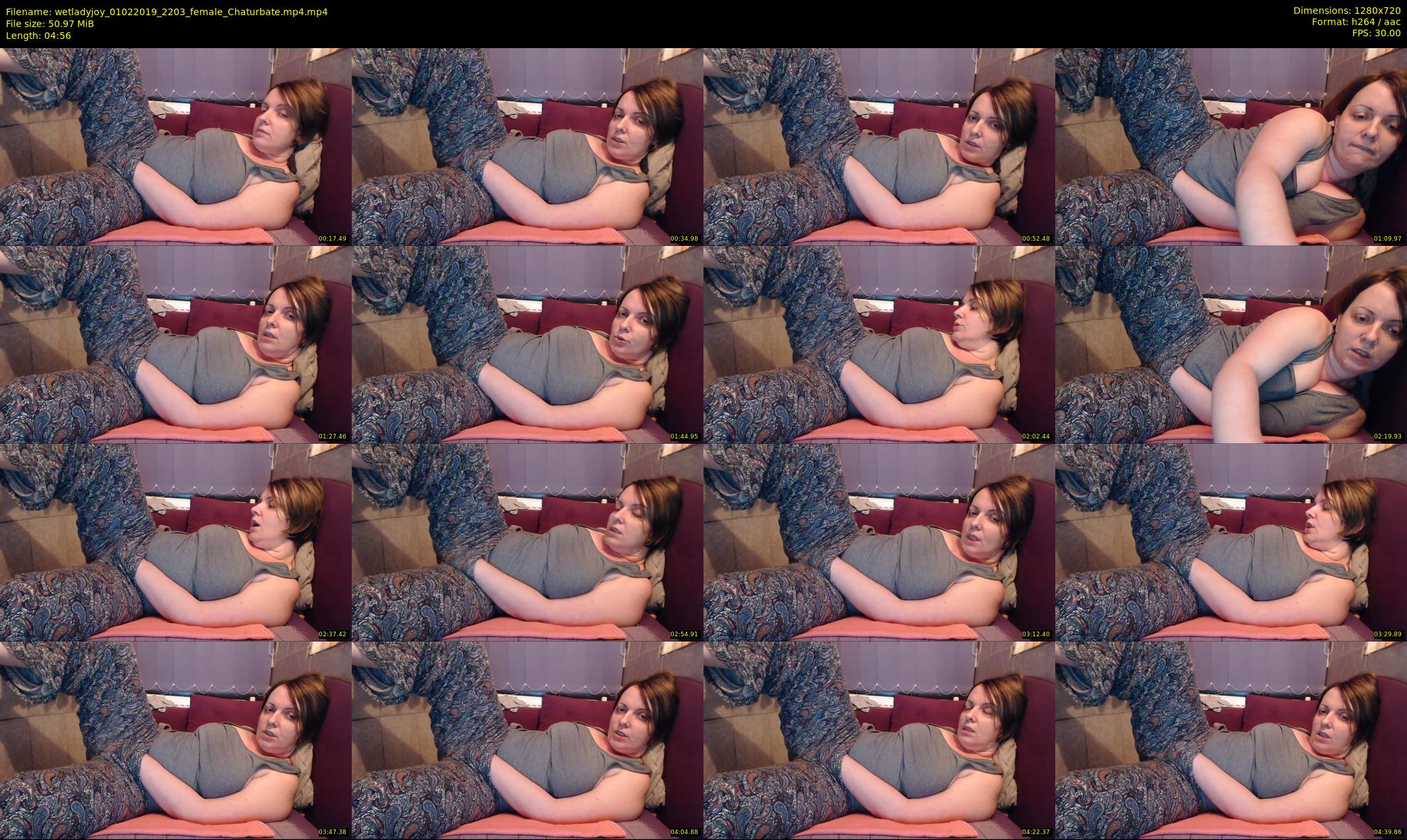 wetladyjoy — 5 minute Chaturbate female cam show recording, 720p, Feb 1, 2019