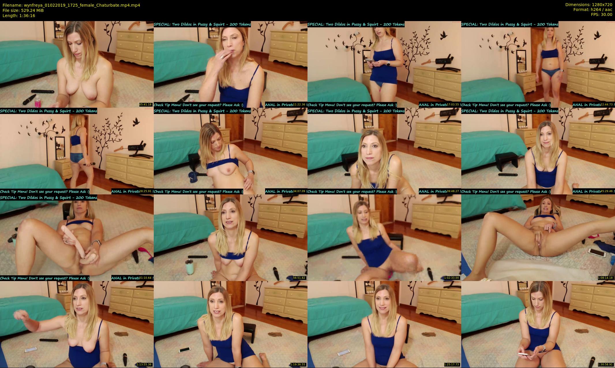 wynfreya — 97 minute Chaturbate female cam show recording, 720p, Feb 1, 2019