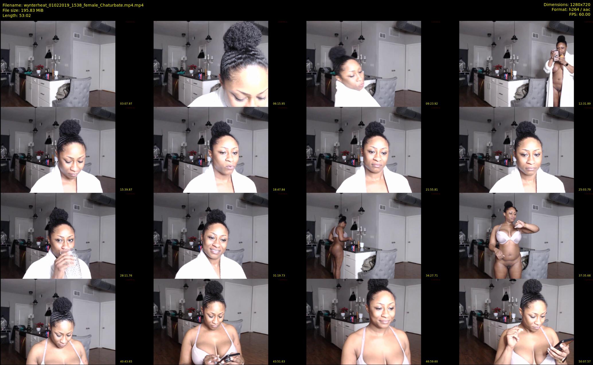 wynterheat — 54 minute Chaturbate female cam show recording, 720p, Feb 1, 2019