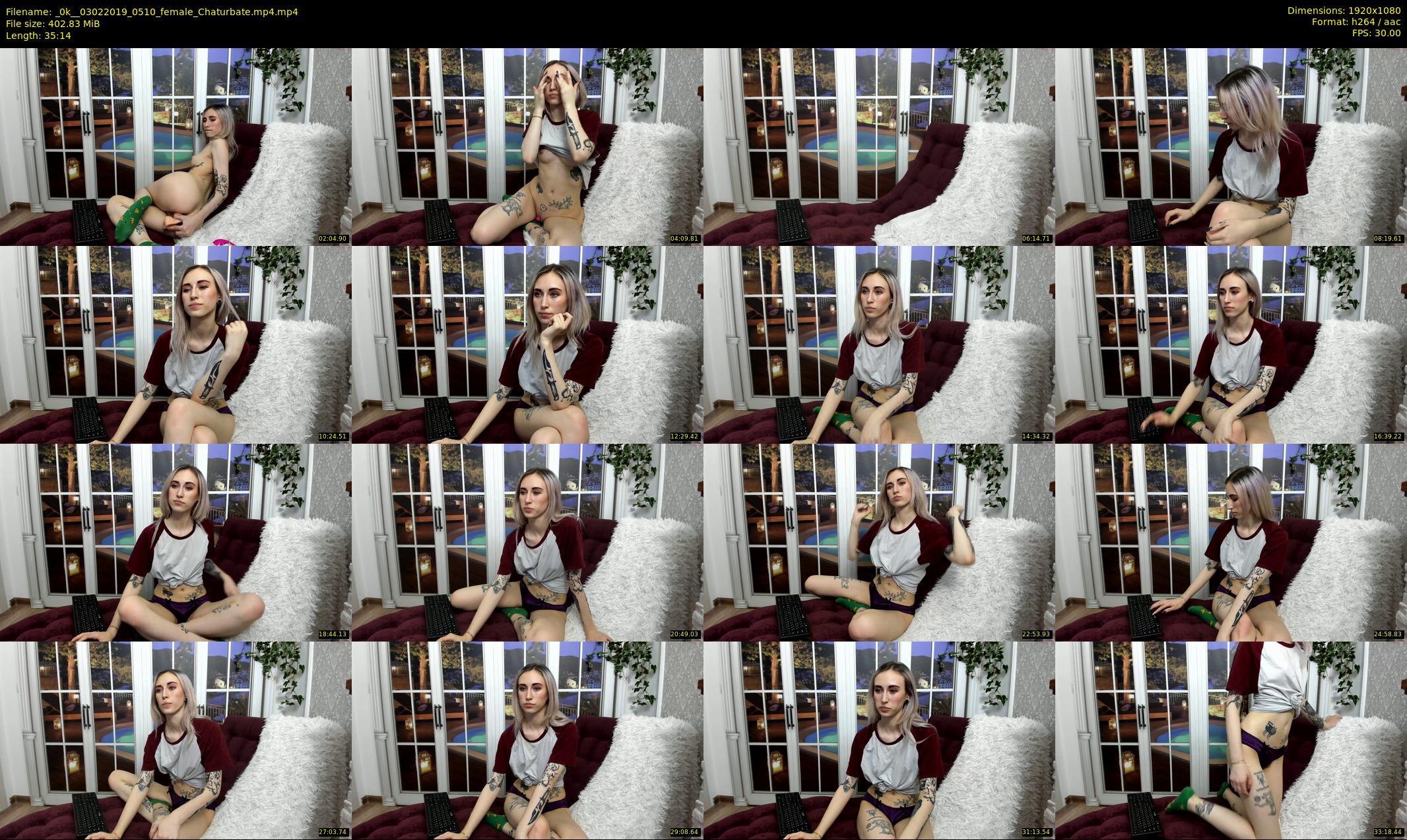 _0k_ — 36 minute Chaturbate female cam show recording, 1080p, Feb 3, 2019