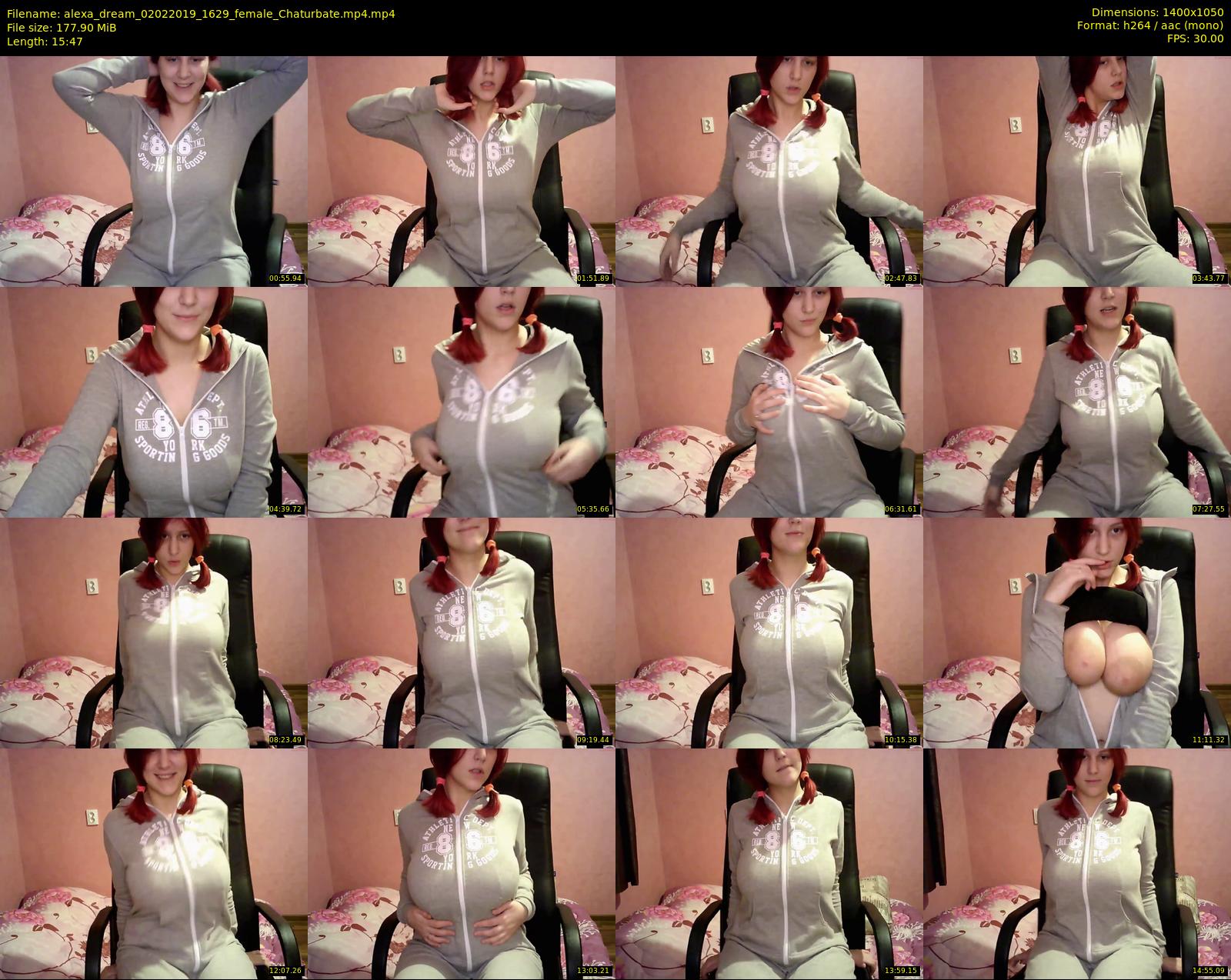 alexa_dream — 16 minute Chaturbate female cam show recording, 720p, Feb 2, 2019