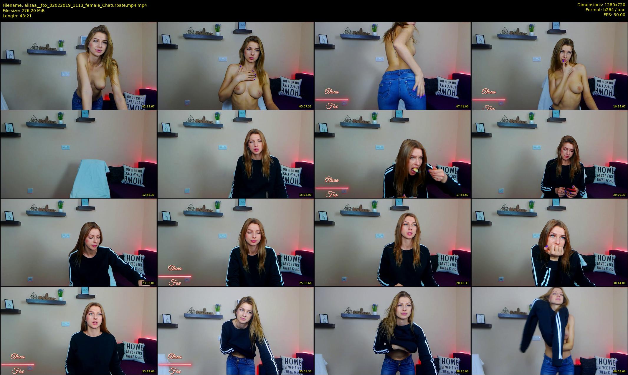 alisaa__fox — 44 minute Chaturbate female cam show recording, 720p, Feb 2, 2019