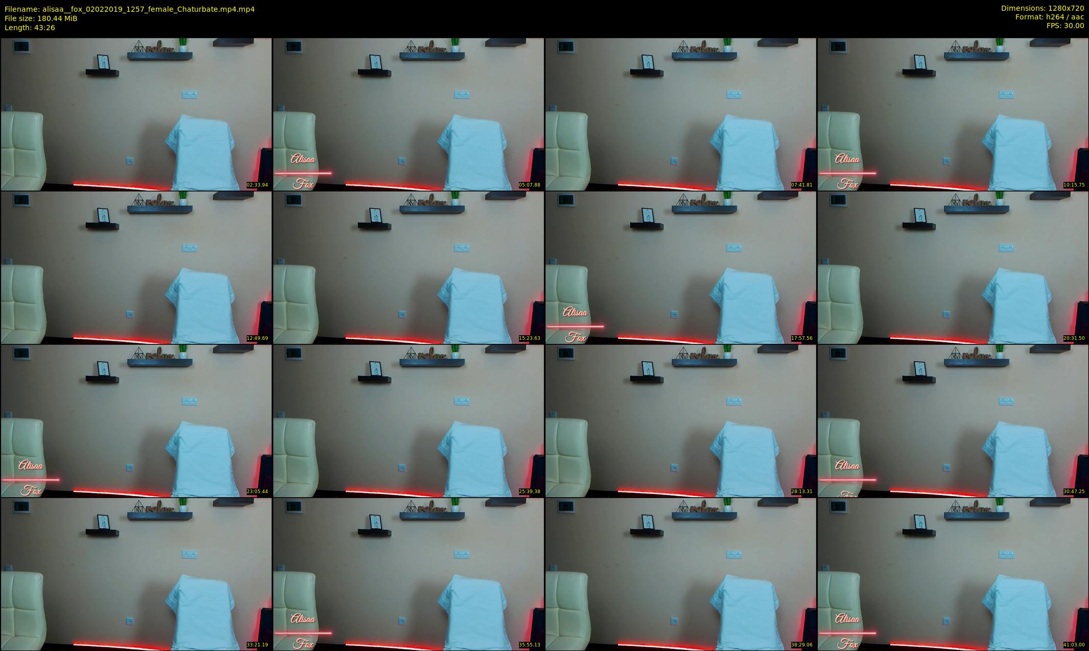 alisaa__fox — 44 minute Chaturbate female cam show recording, 720p, Feb 2, 2019
