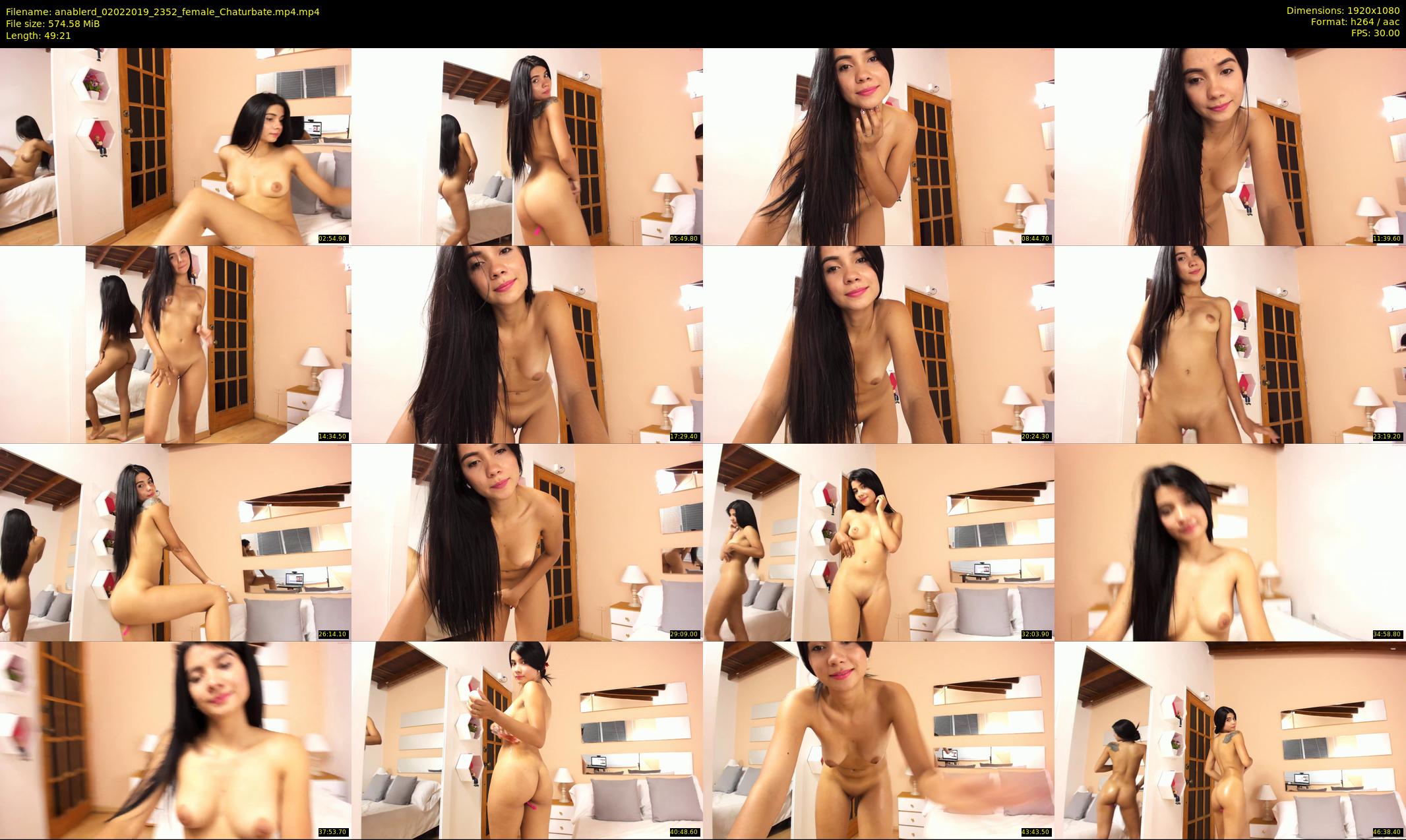 anablerd — 50 minute Chaturbate female cam show recording, 1080p, Feb 2, 2019