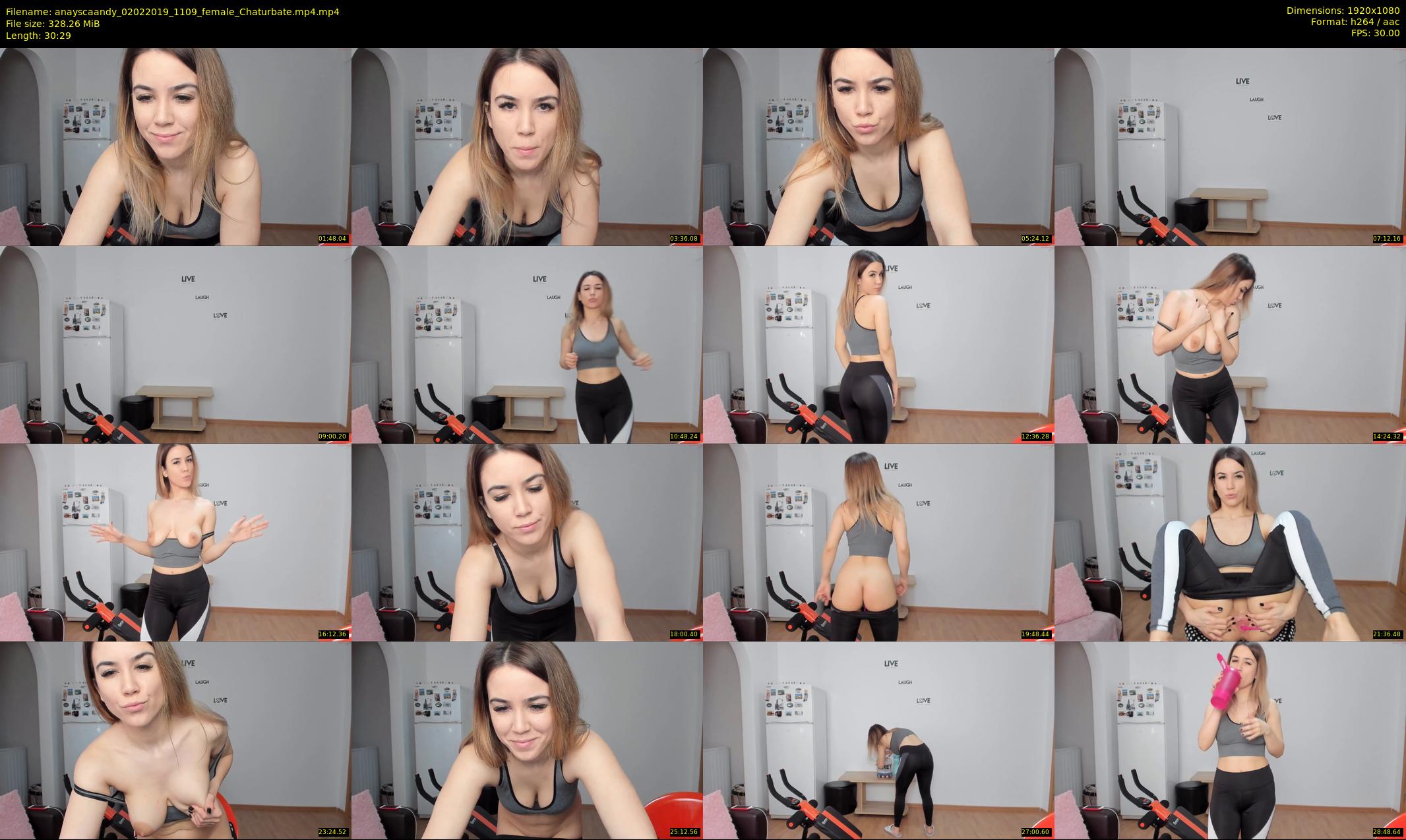 anayscaandy — 31 minute Chaturbate female cam show recording, 1080p, Feb 2, 2019
