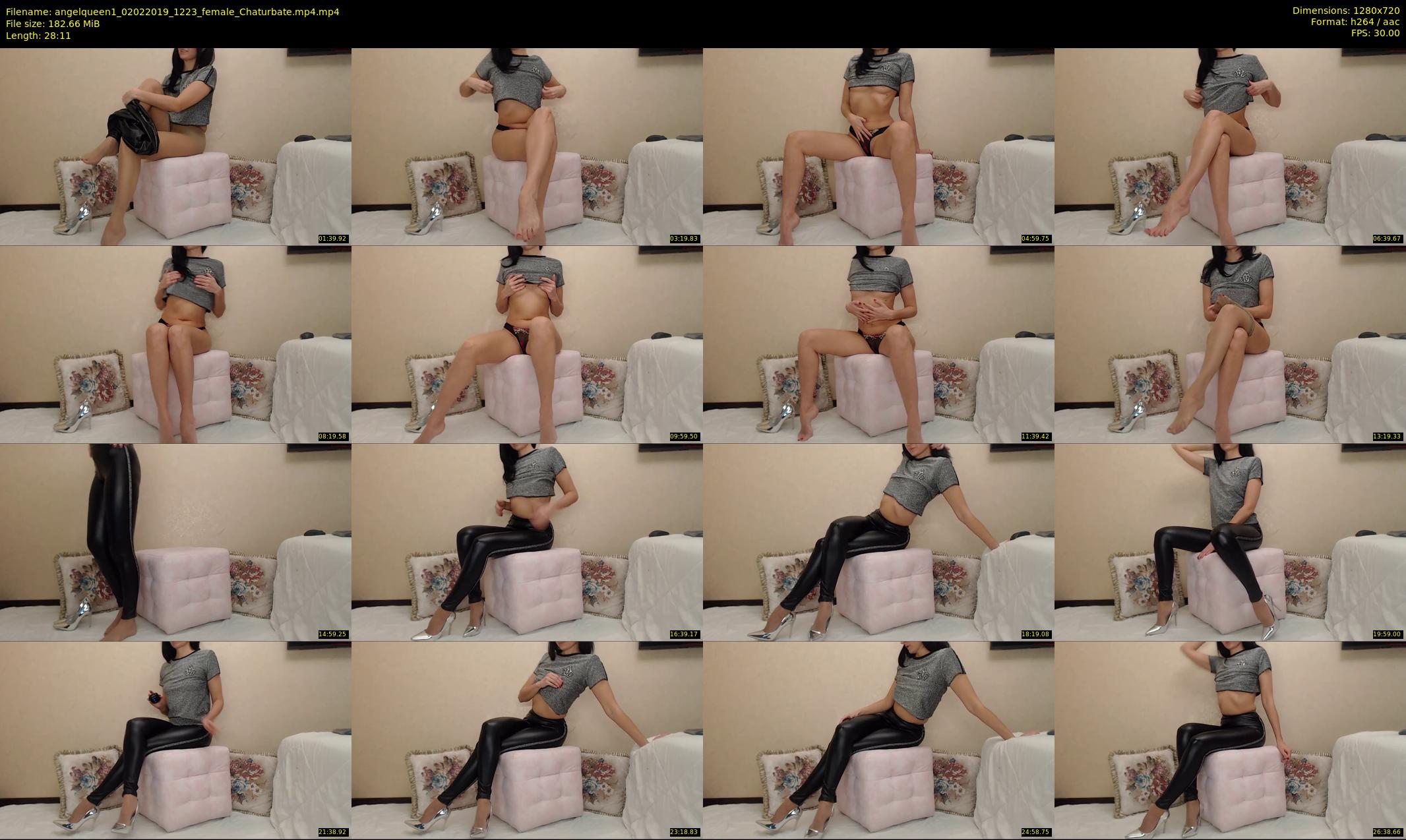 angelqueen1 — 29 minute Chaturbate female cam show recording, 720p, Feb 2, 2019