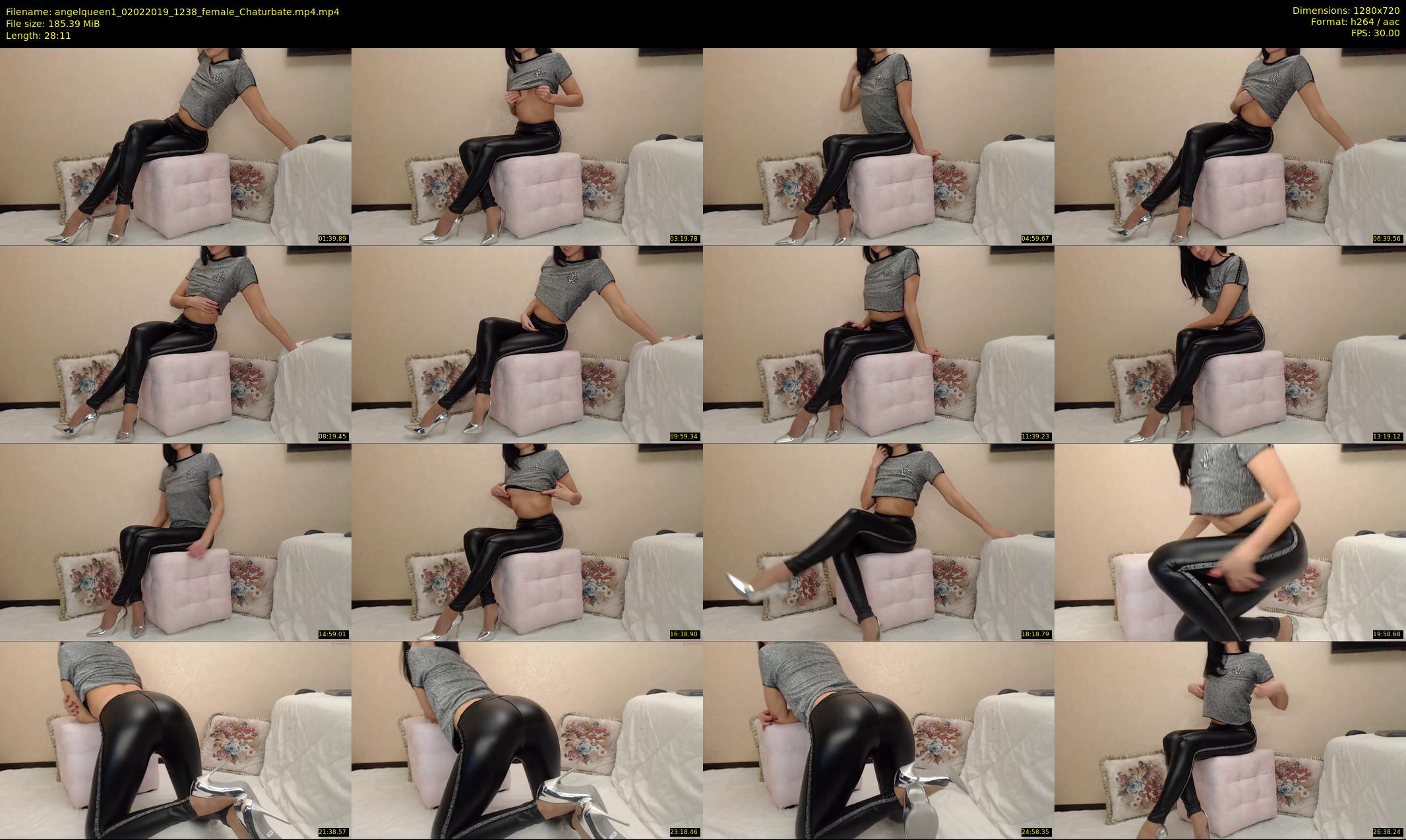angelqueen1 — 29 minute Chaturbate female cam show recording, 720p, Feb 2, 2019