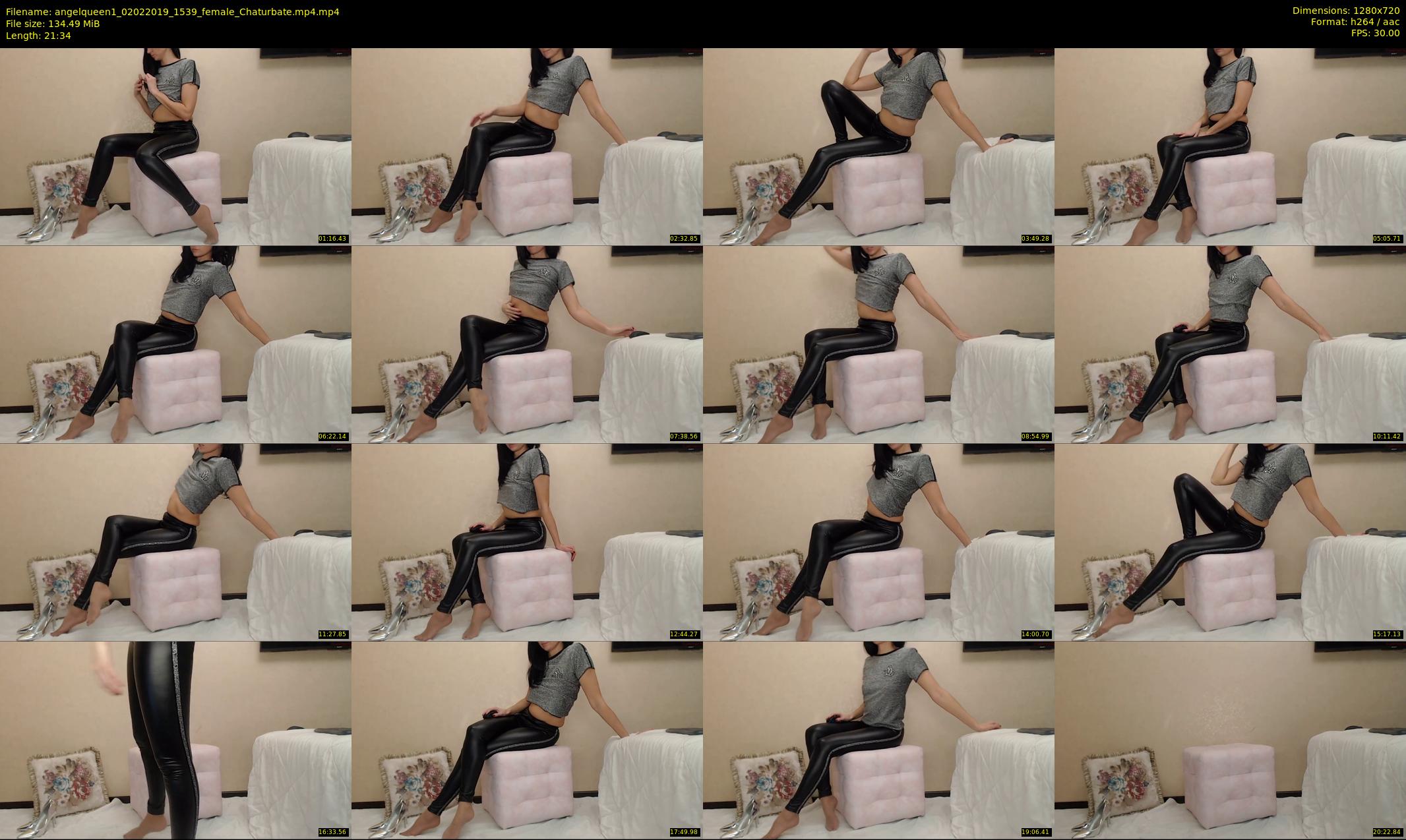 angelqueen1 — 22 minute Chaturbate female cam show recording, 720p, Feb 2, 2019
