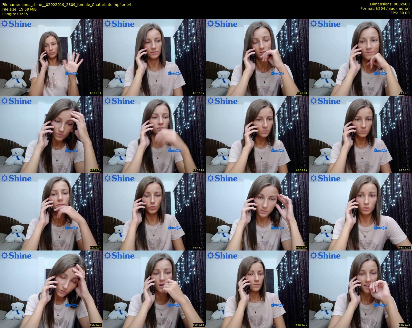anna_shine_ — 5 minute Chaturbate female cam show recording, 480p, Feb 2, 2019