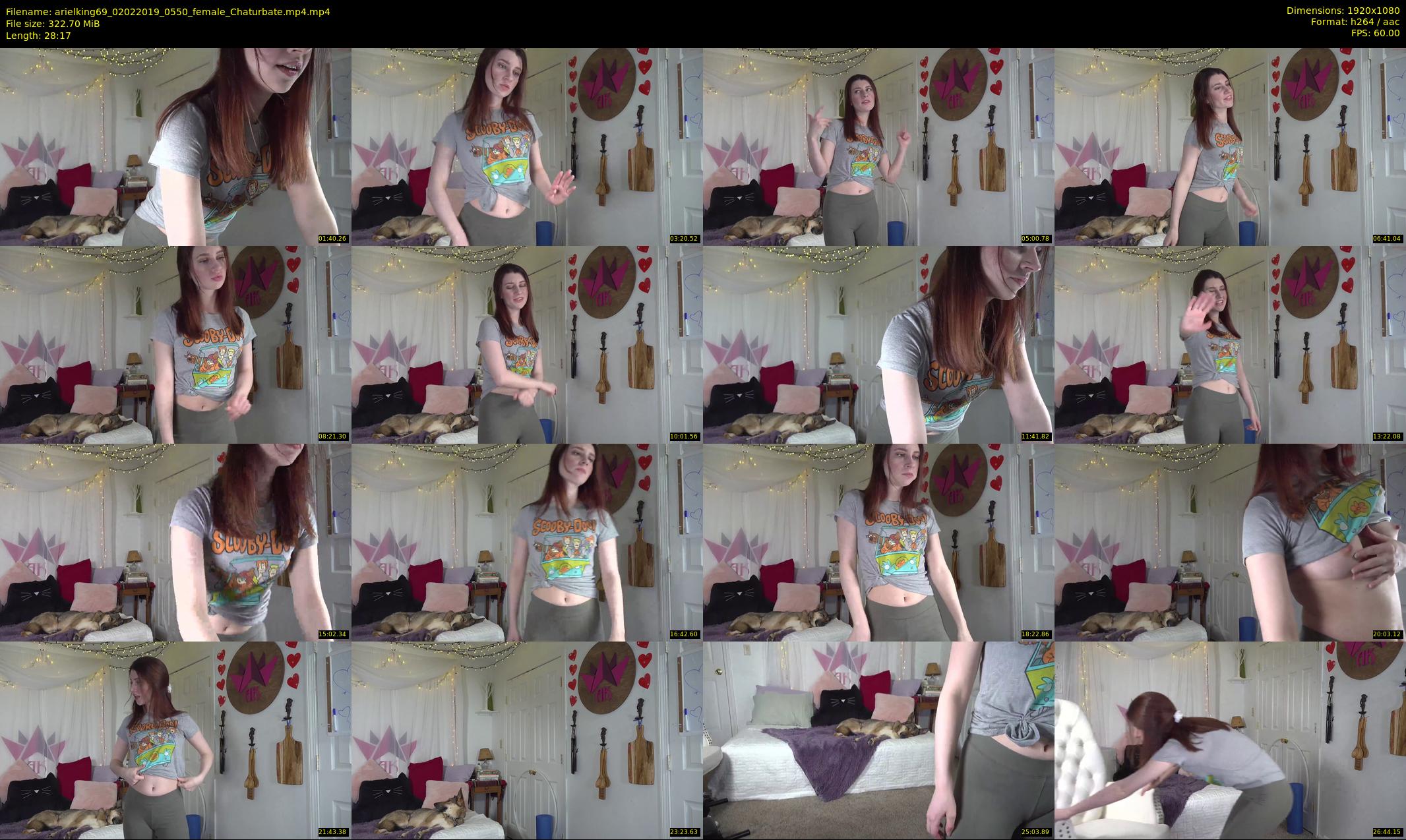 arielking69 — 29 minute Chaturbate female cam show recording, 1080p, Feb 2, 2019