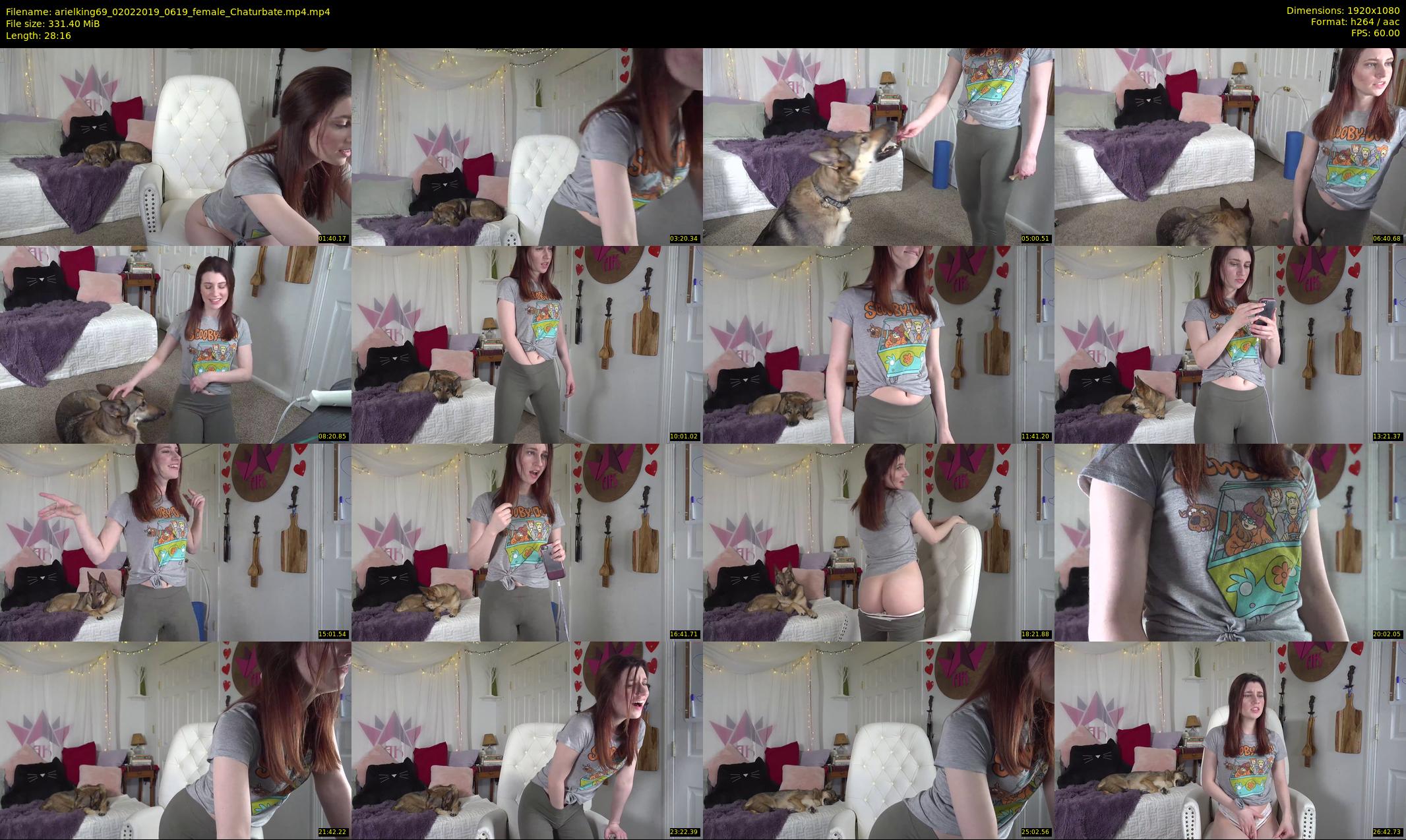 arielking69 — 29 minute Chaturbate female cam show recording, 1080p, Feb 2, 2019