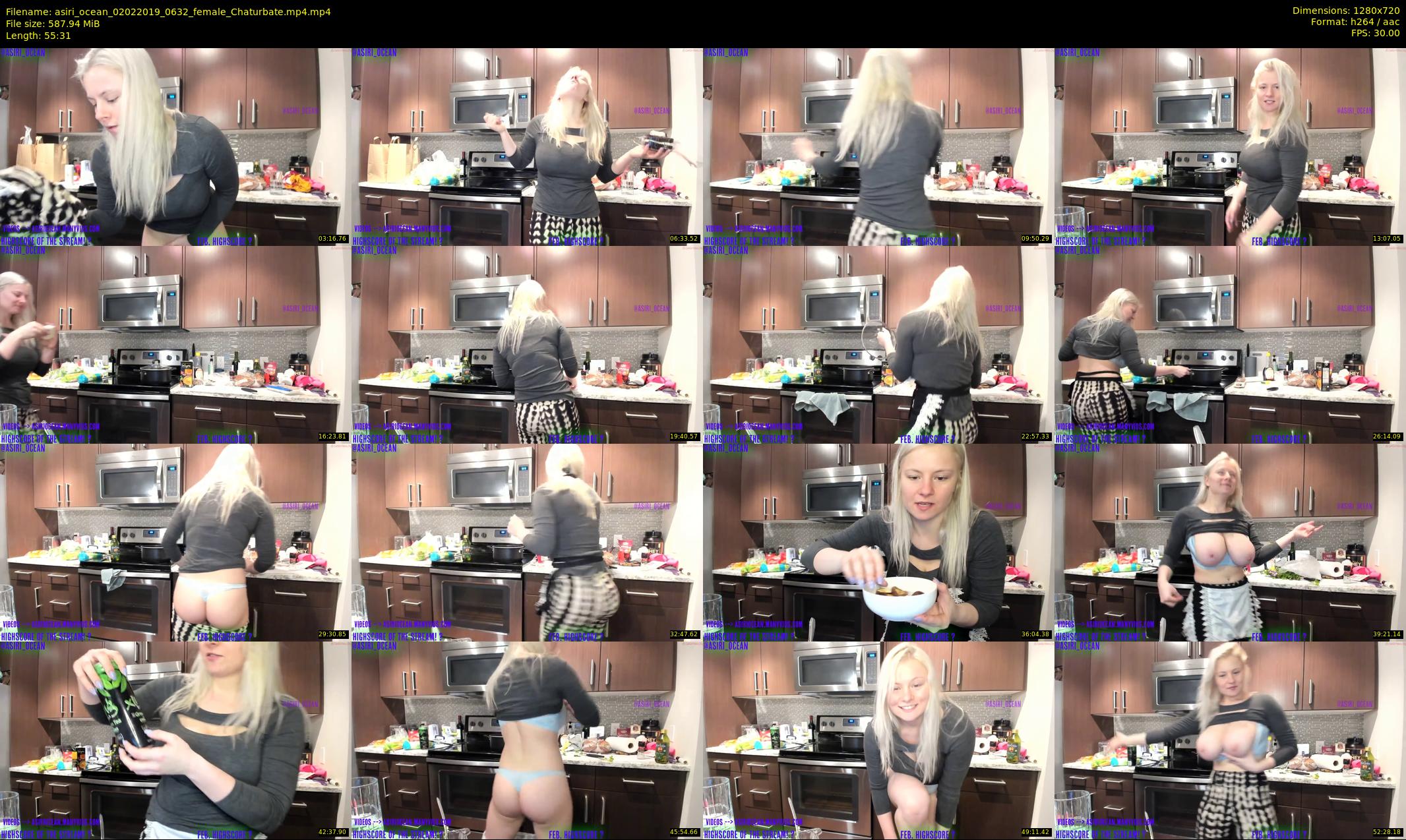 asiri_ocean — 56 minute Chaturbate female cam show recording, 720p, Feb 2, 2019