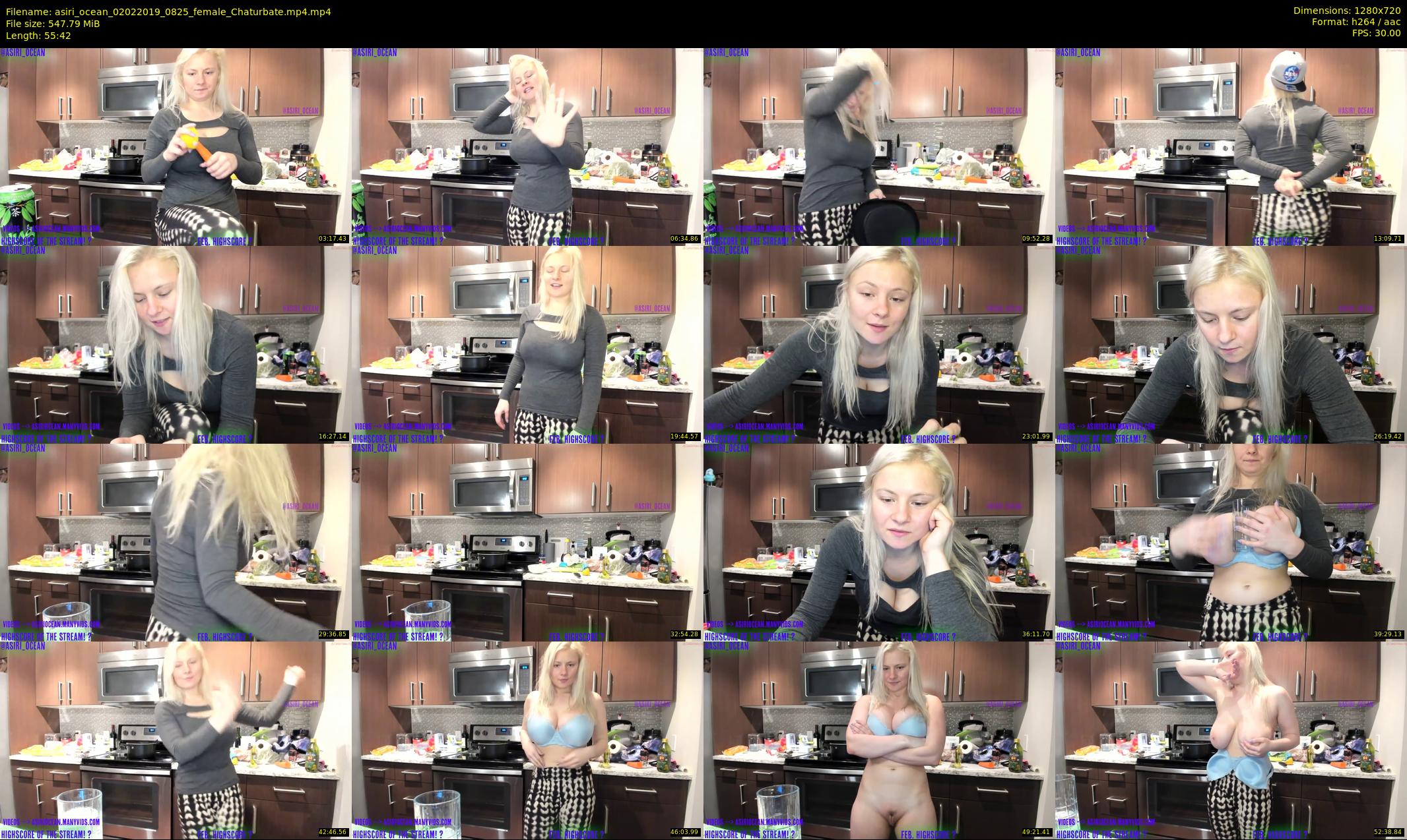 asiri_ocean — 56 minute Chaturbate female cam show recording, 720p, Feb 2, 2019