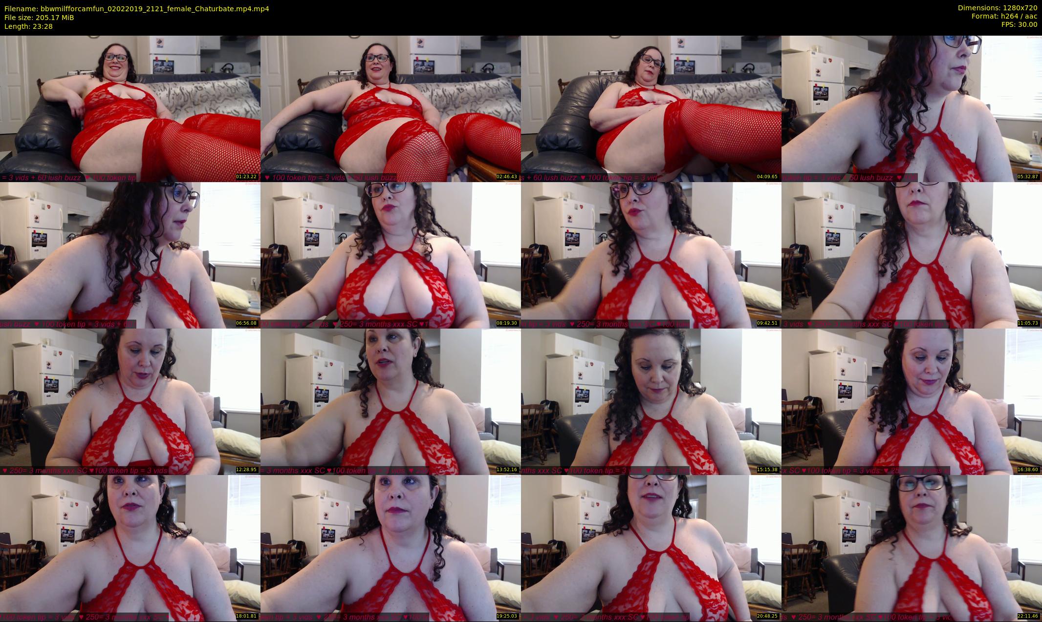 bbwmilfforcamfun — 24 minute Chaturbate female cam show recording, 720p, Feb 2, 2019