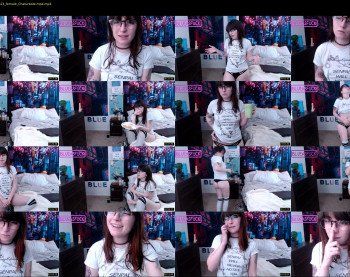 blueasfuck — 56 minute Chaturbate female cam show recording, 1080p, Feb 3, 2019