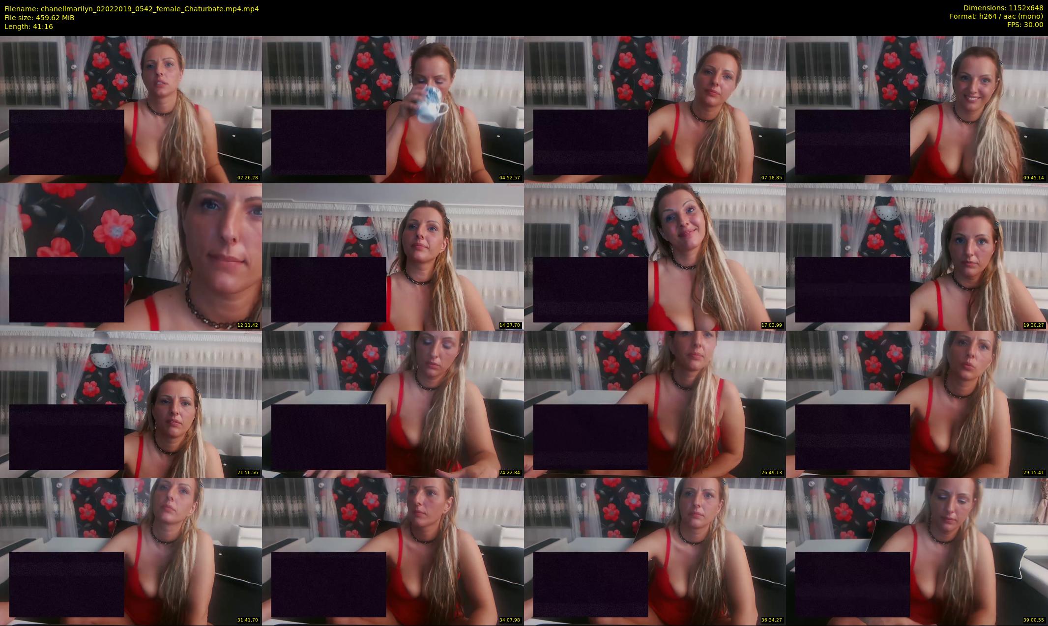 chanellmarilyn — 42 minute Chaturbate female cam show recording, 480p, Feb 2, 2019
