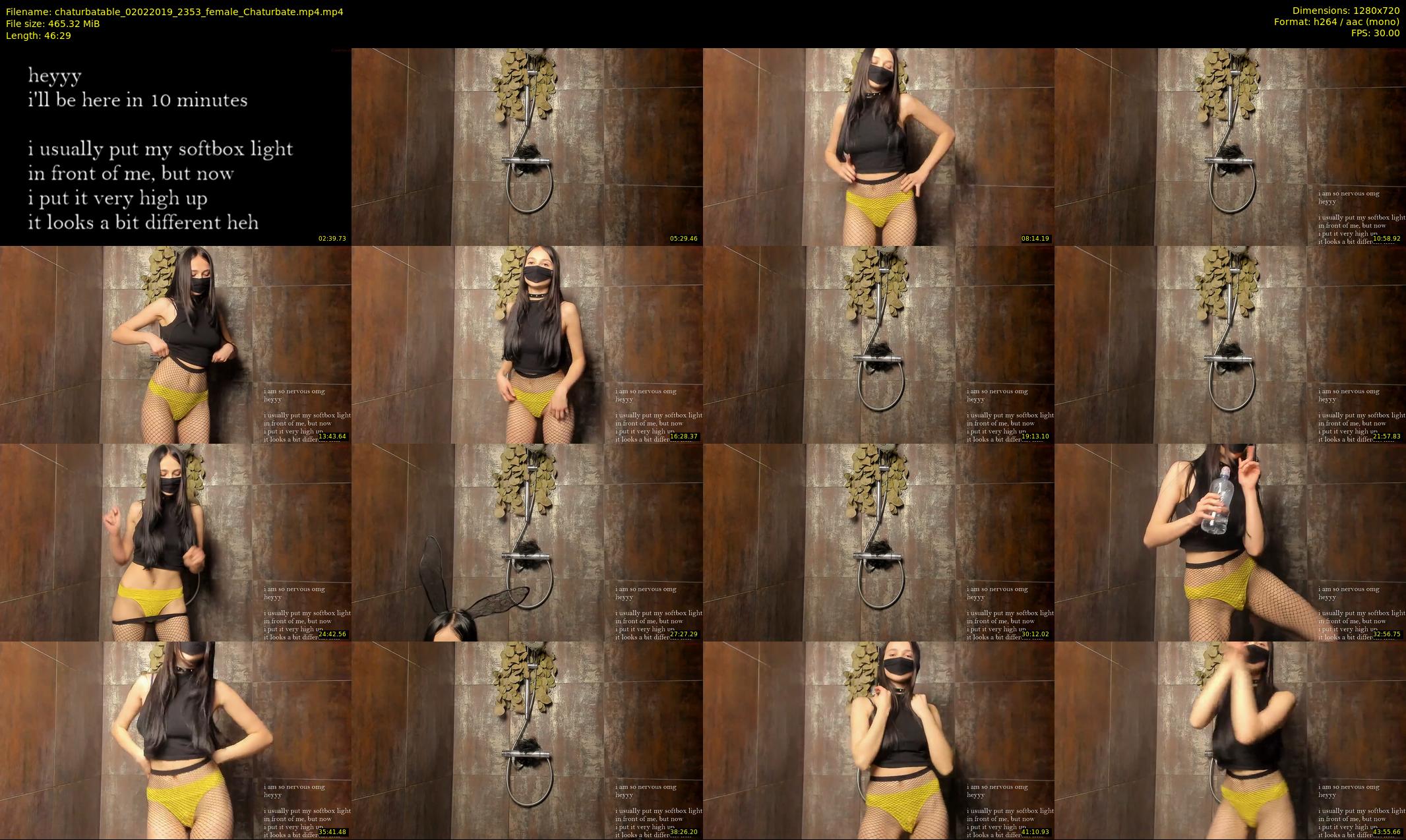 chaturbatable — 47 minute Chaturbate couple cam show recording, 720p, Feb 2, 2019