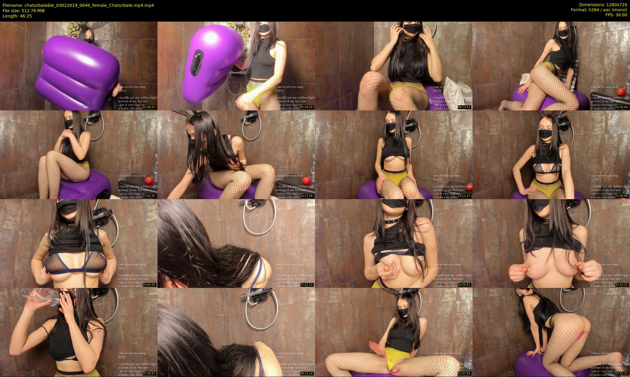 chaturbatable — 47 minute Chaturbate couple cam show recording, 720p, Feb 3, 2019