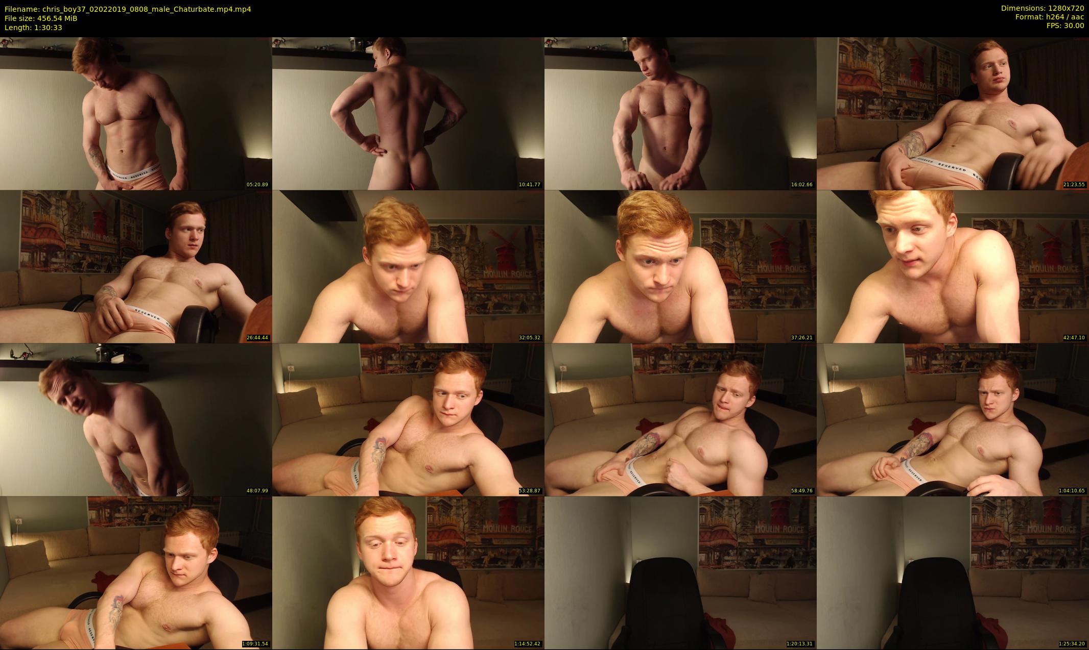 chris_boy37 — 91 minute Chaturbate male cam show recording, 720p, Feb 2, 2019