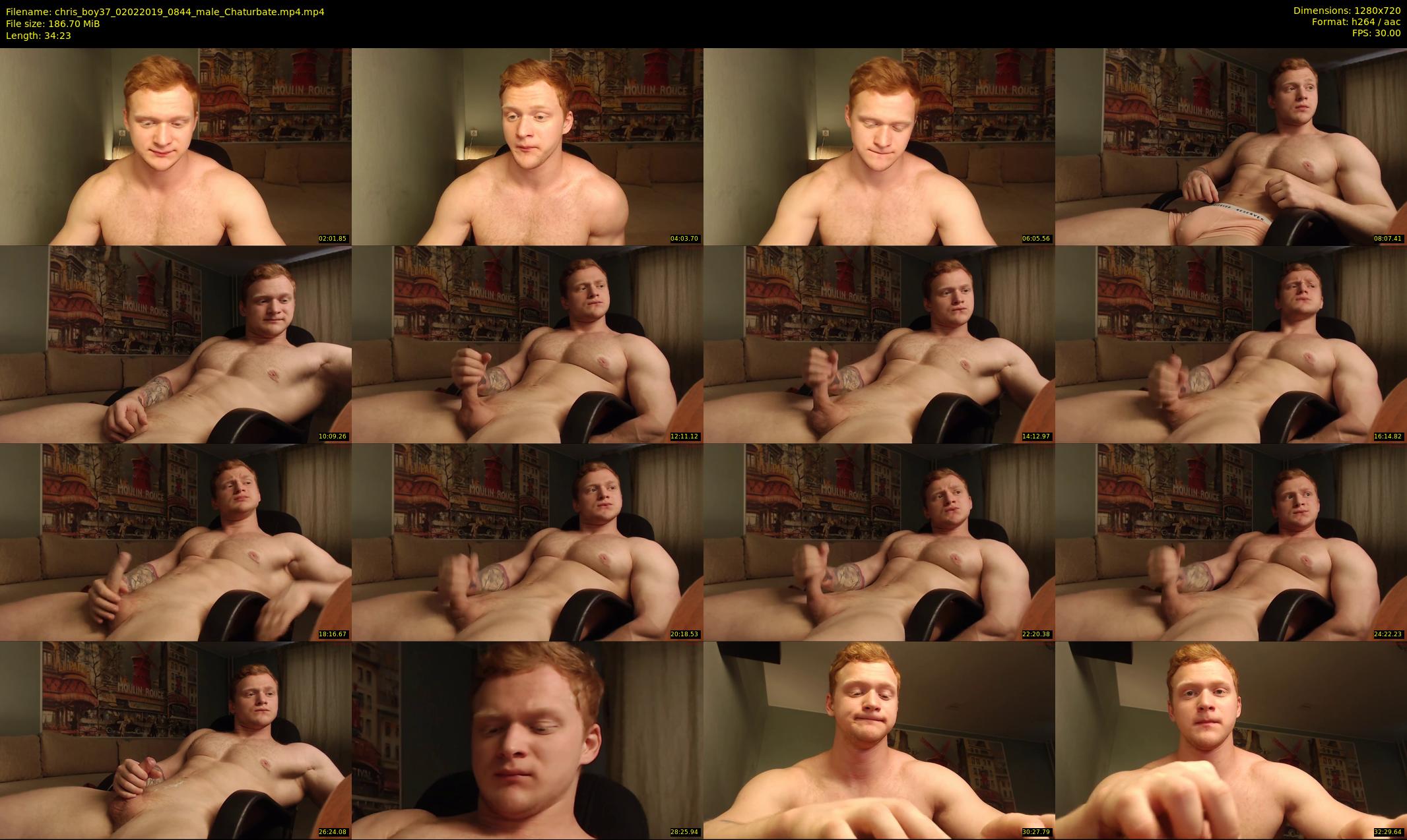 chris_boy37 — 35 minute Chaturbate male cam show recording, 720p, Feb 2, 2019