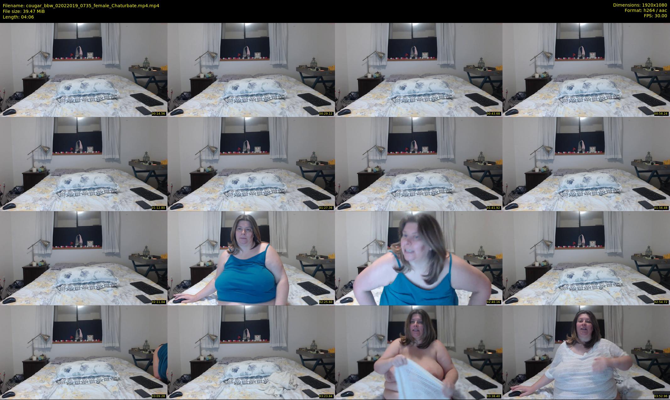 cougar_bbw — 5 minute Chaturbate female cam show recording, 1080p, Feb 2, 2019