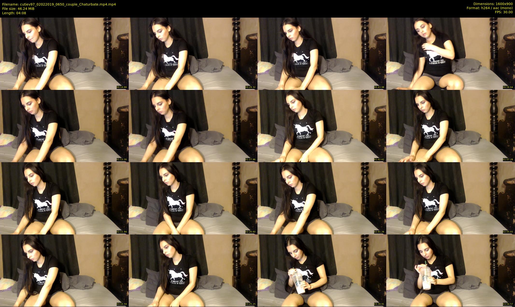 cutiev97 — 5 minute Chaturbate couple cam show recording, 720p, Feb 2, 2019