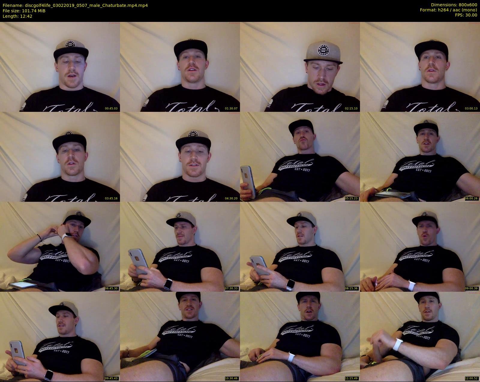 discgolf4life — 13 minute Chaturbate male cam show recording, 480p, Feb 3, 2019
