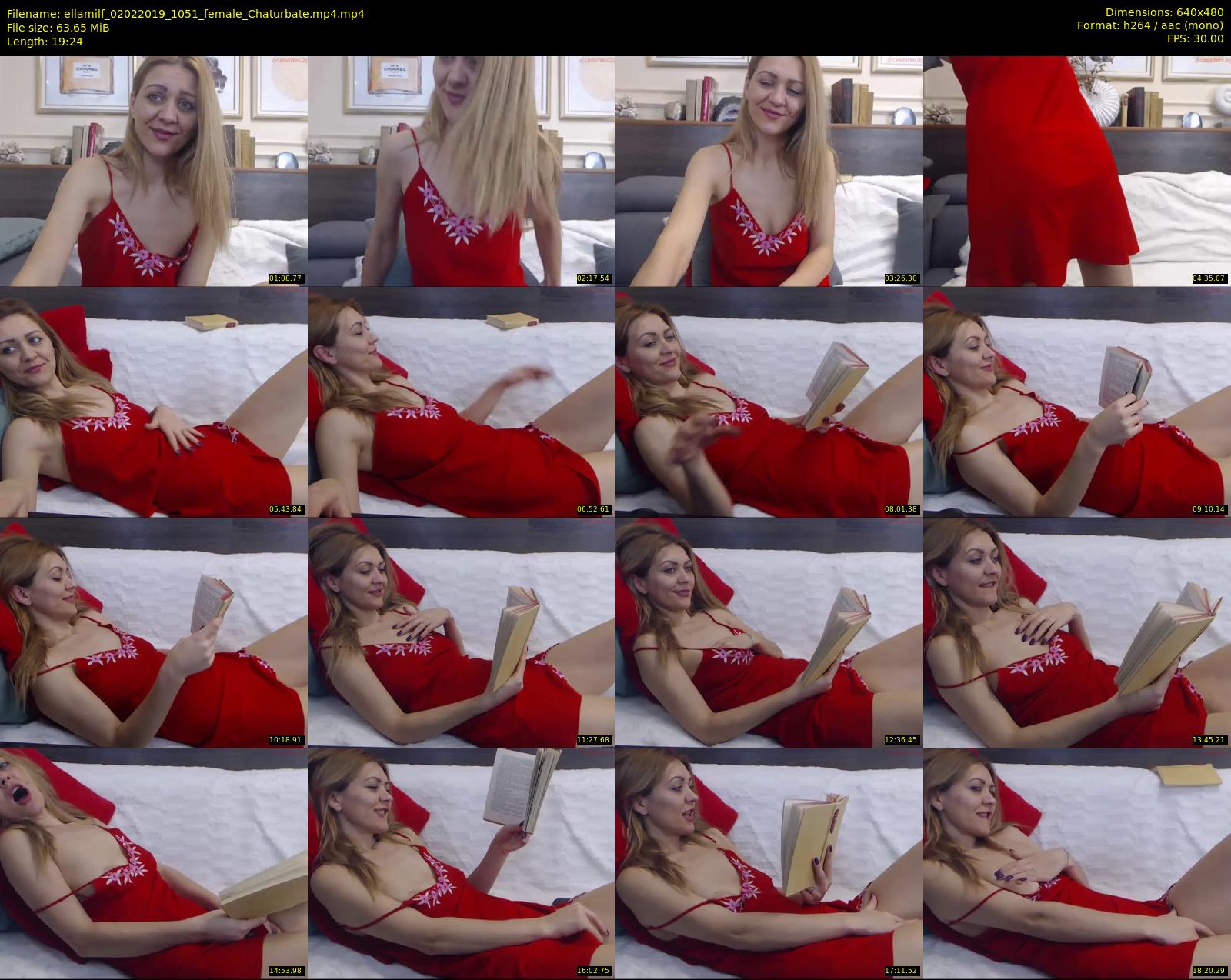 ellamilf — 20 minute Chaturbate female cam show recording, 480p, Feb 2, 2019
