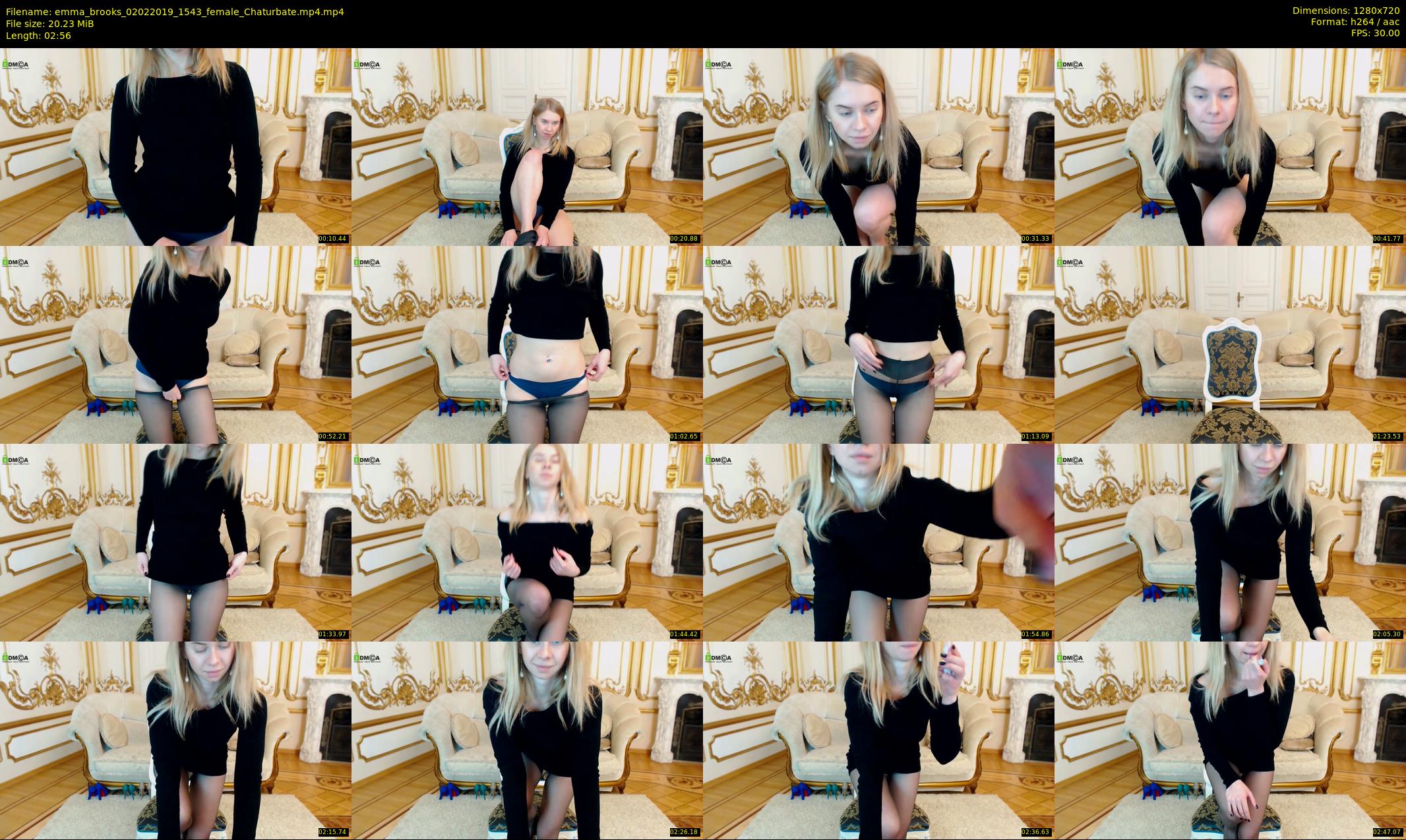 emma_brooks — 3 minute Chaturbate female cam show recording, 720p, Feb 2, 2019